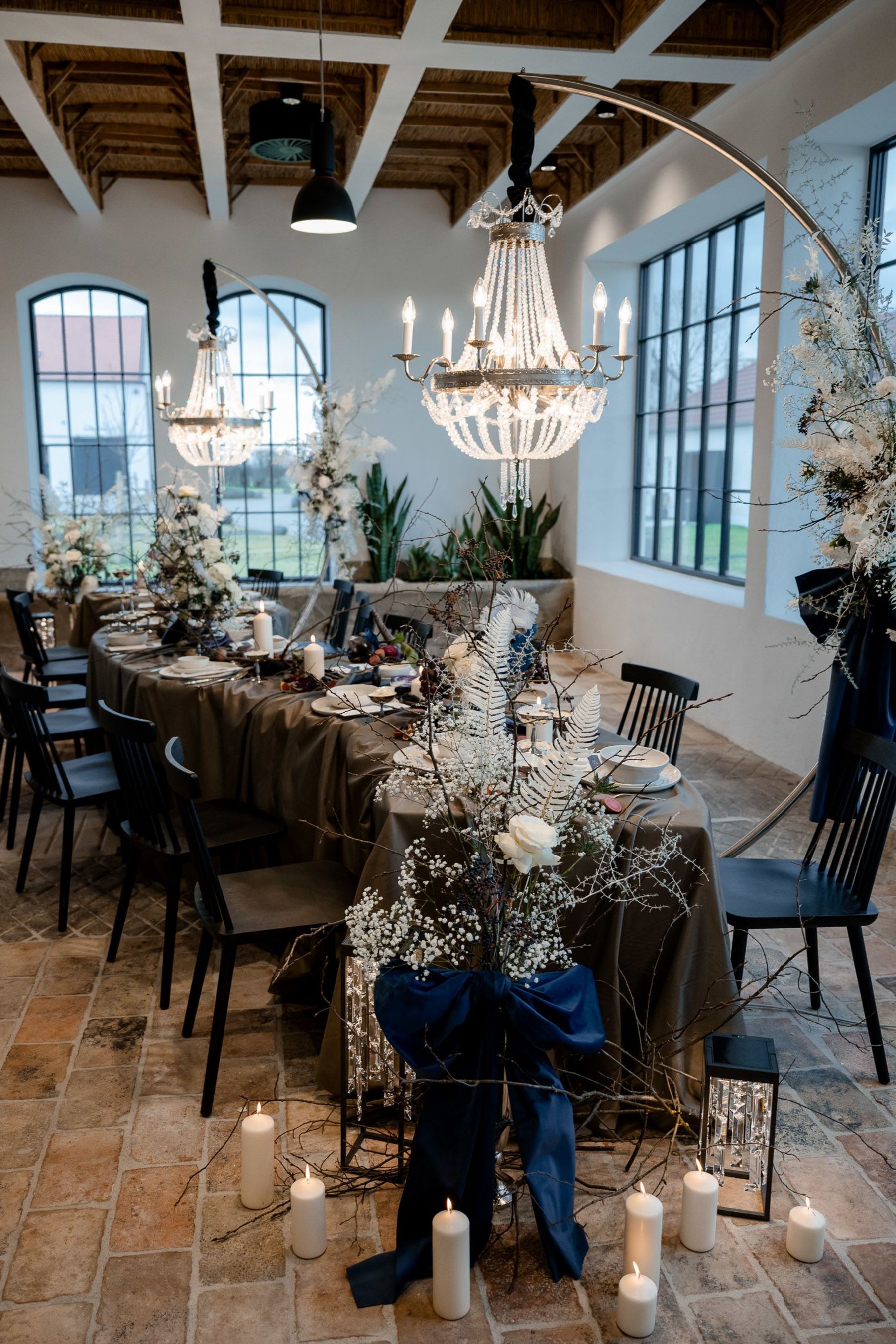 Tablesetting im Restaurant