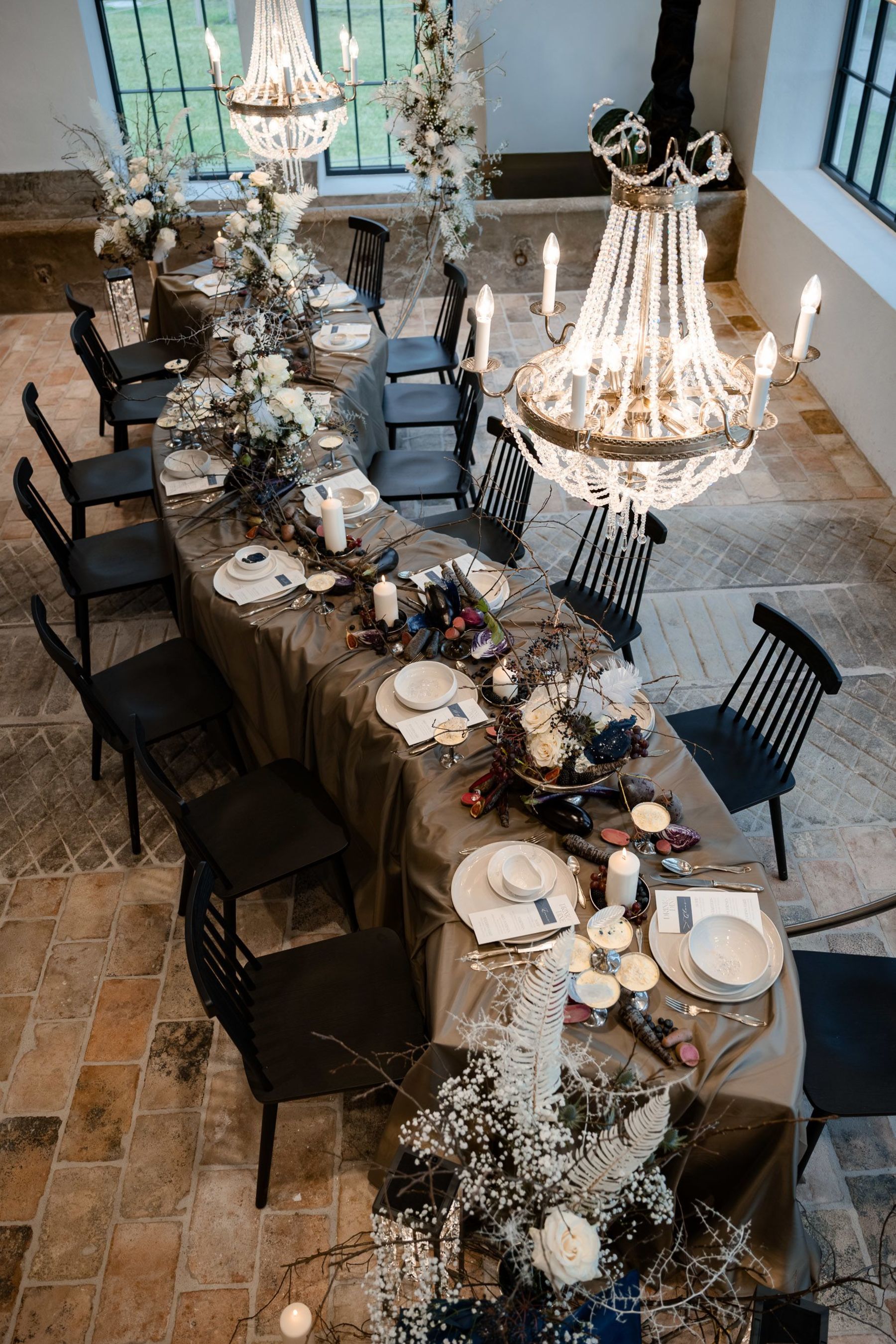 Tablesetting im Restaurant