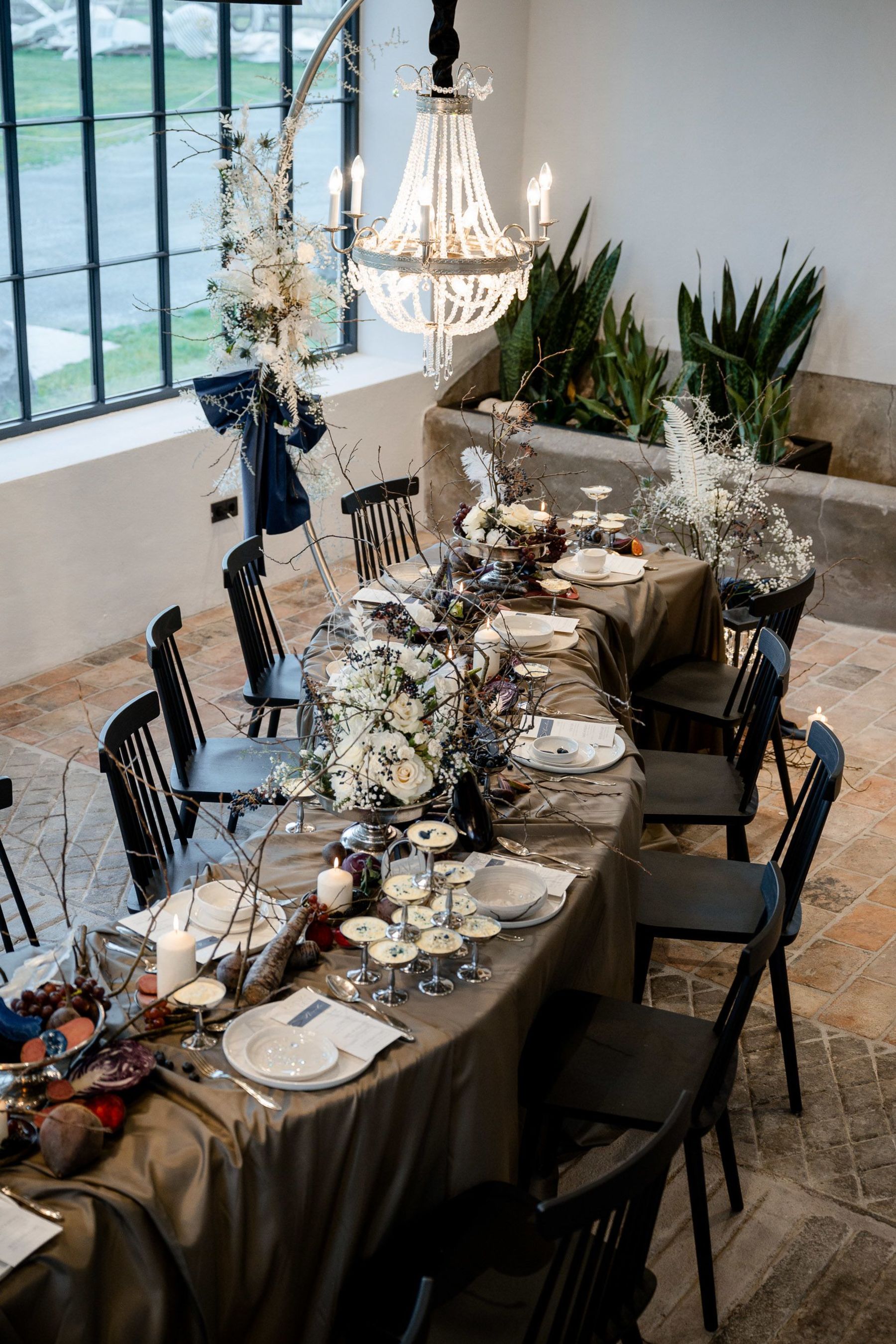 Tablesetting im Restaurant
