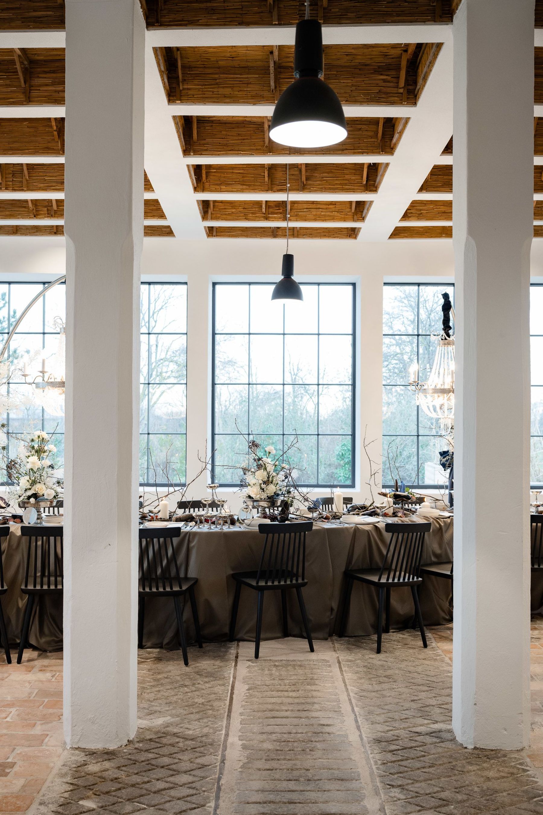 Tablesetting im Restaurant