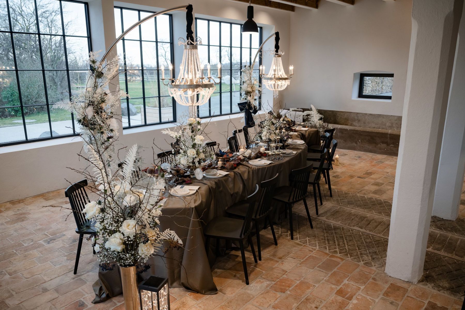 Tablesetting im Restaurant