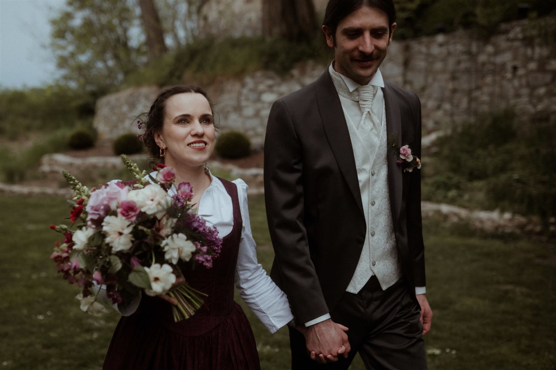 Moody Hochzeit Schloss Gabelhofen Christina Supanz Fotografie
