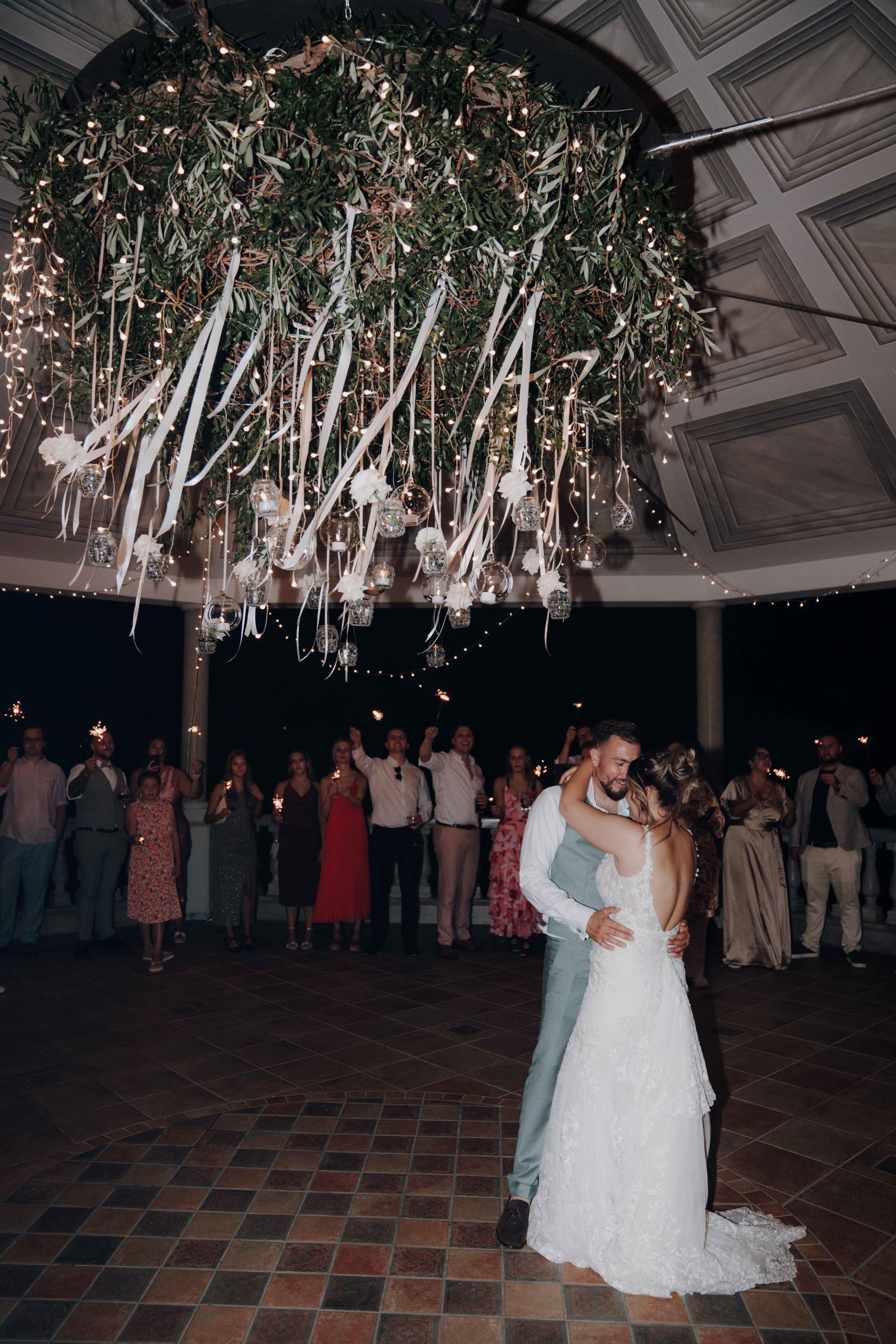 Brauttanz im Pavillon vom Weinschloss Thaller