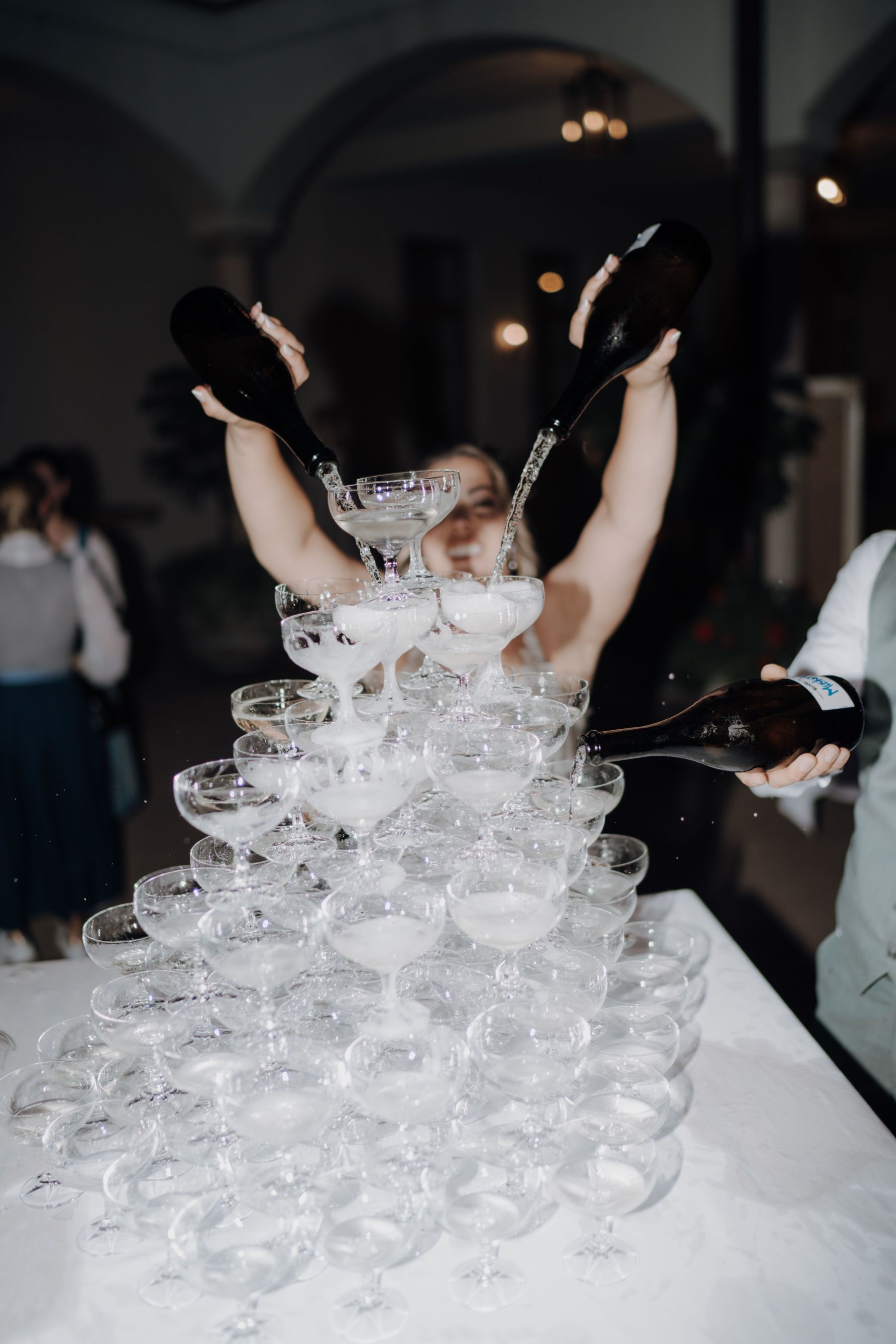  Champagnerpyramide im Weinschloss Thaller