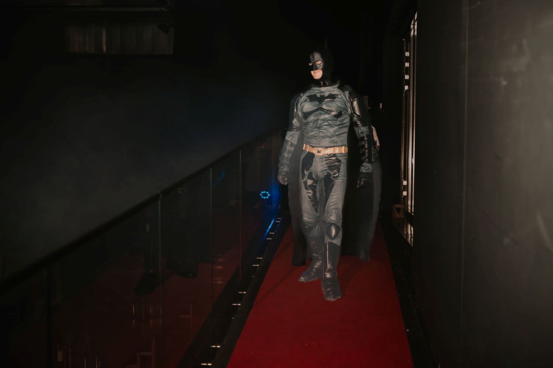 Der Bräutigam löst die Braut als Batman aus