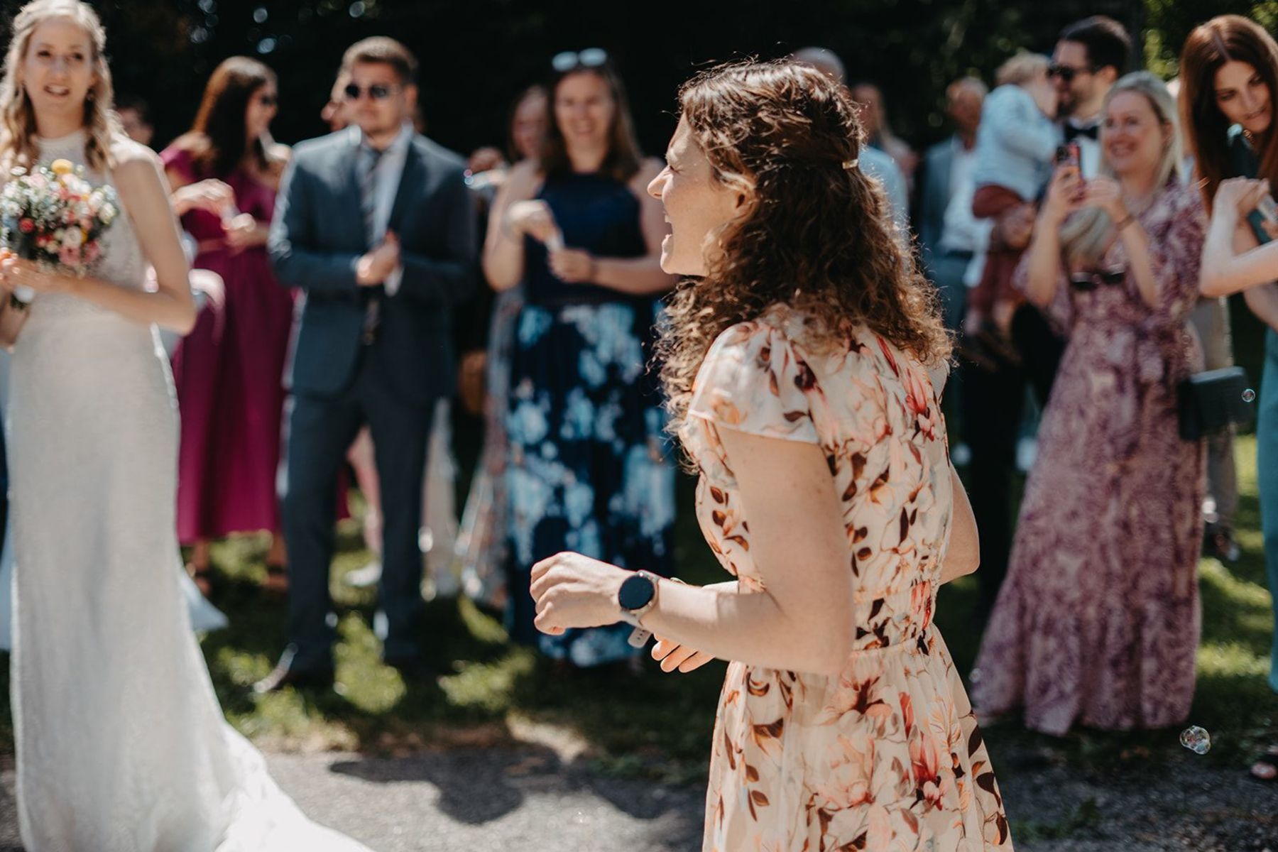 Sängerin Martina on Fire bei der Hochzeit