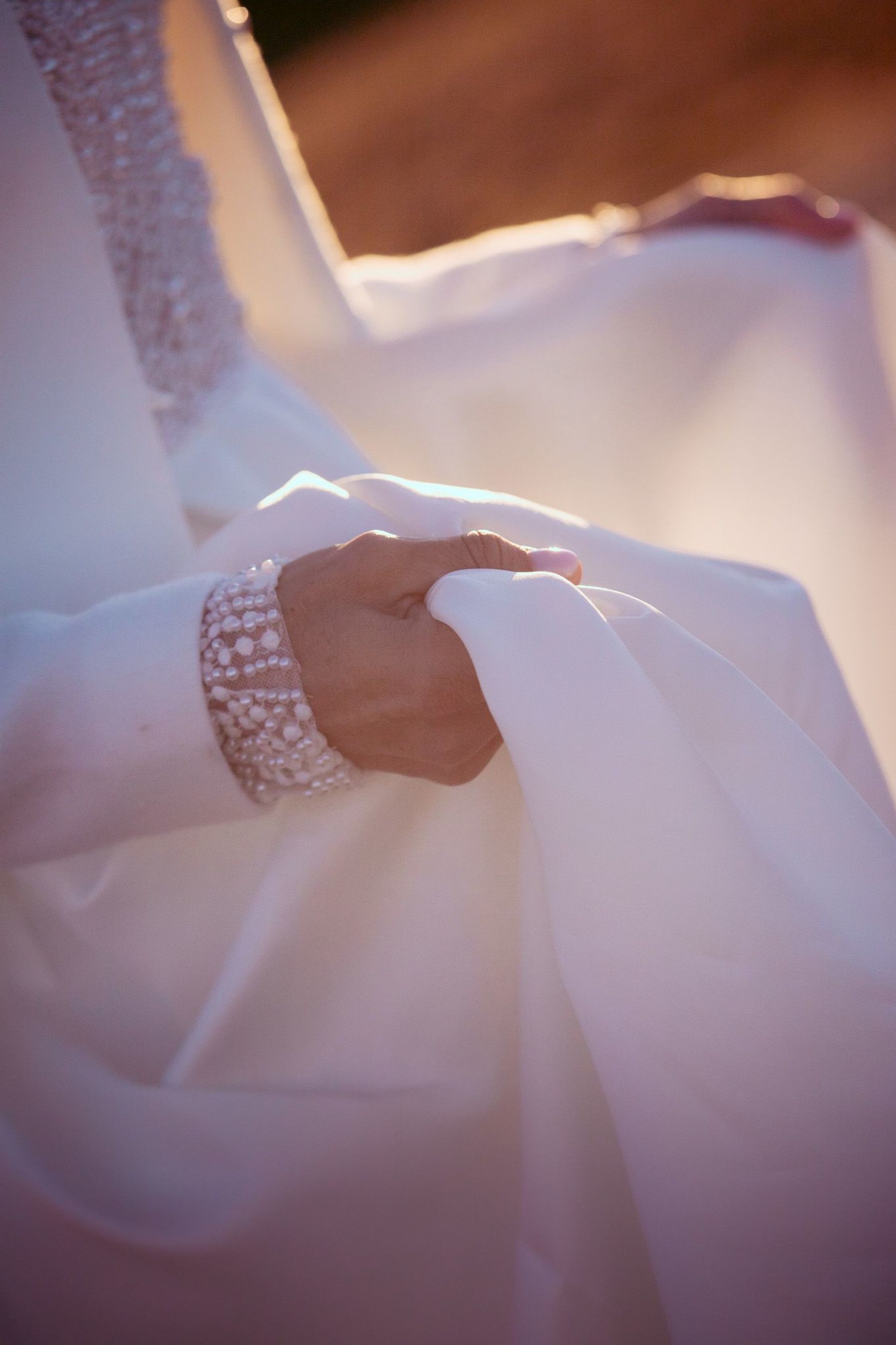 Detailaufnahme Brautkleid