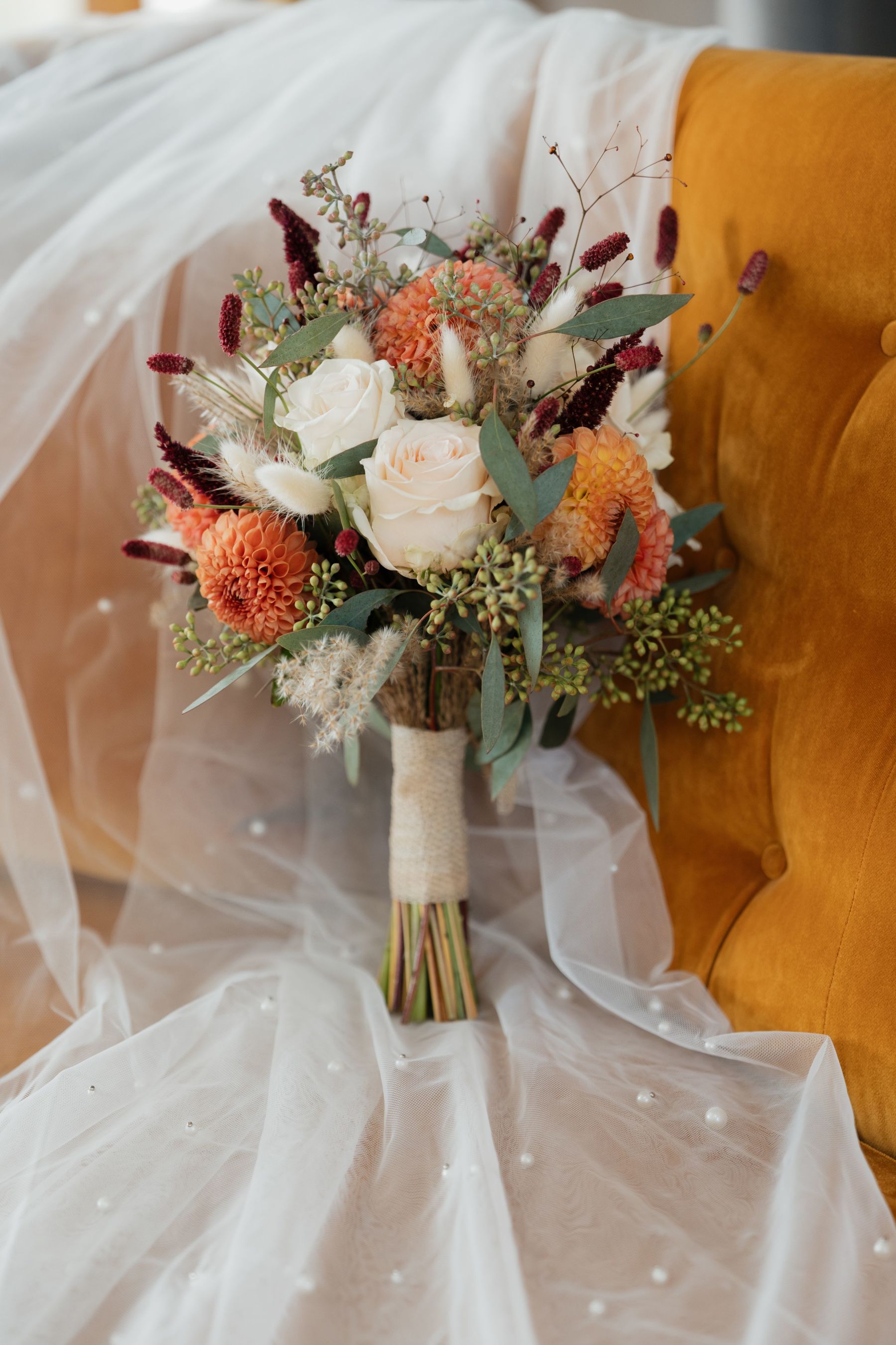 herbstlicher Brautstrauß