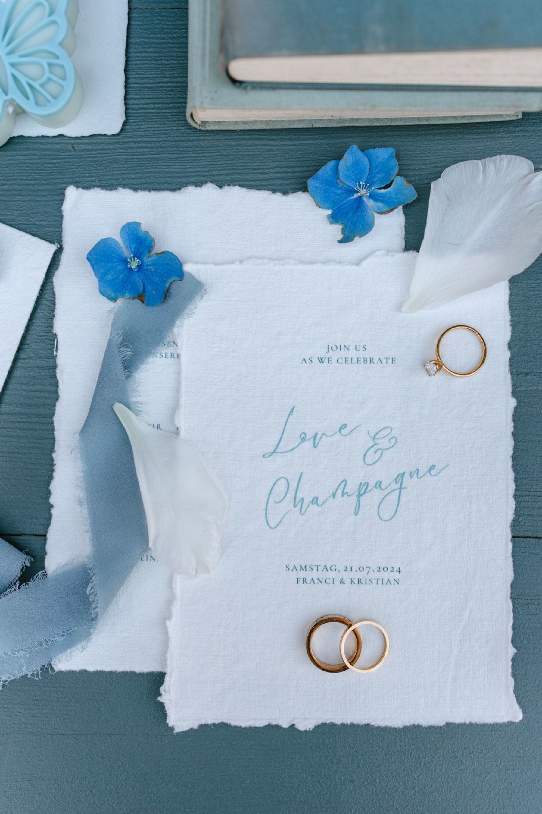 Hochzeitseinladung minimalistisch