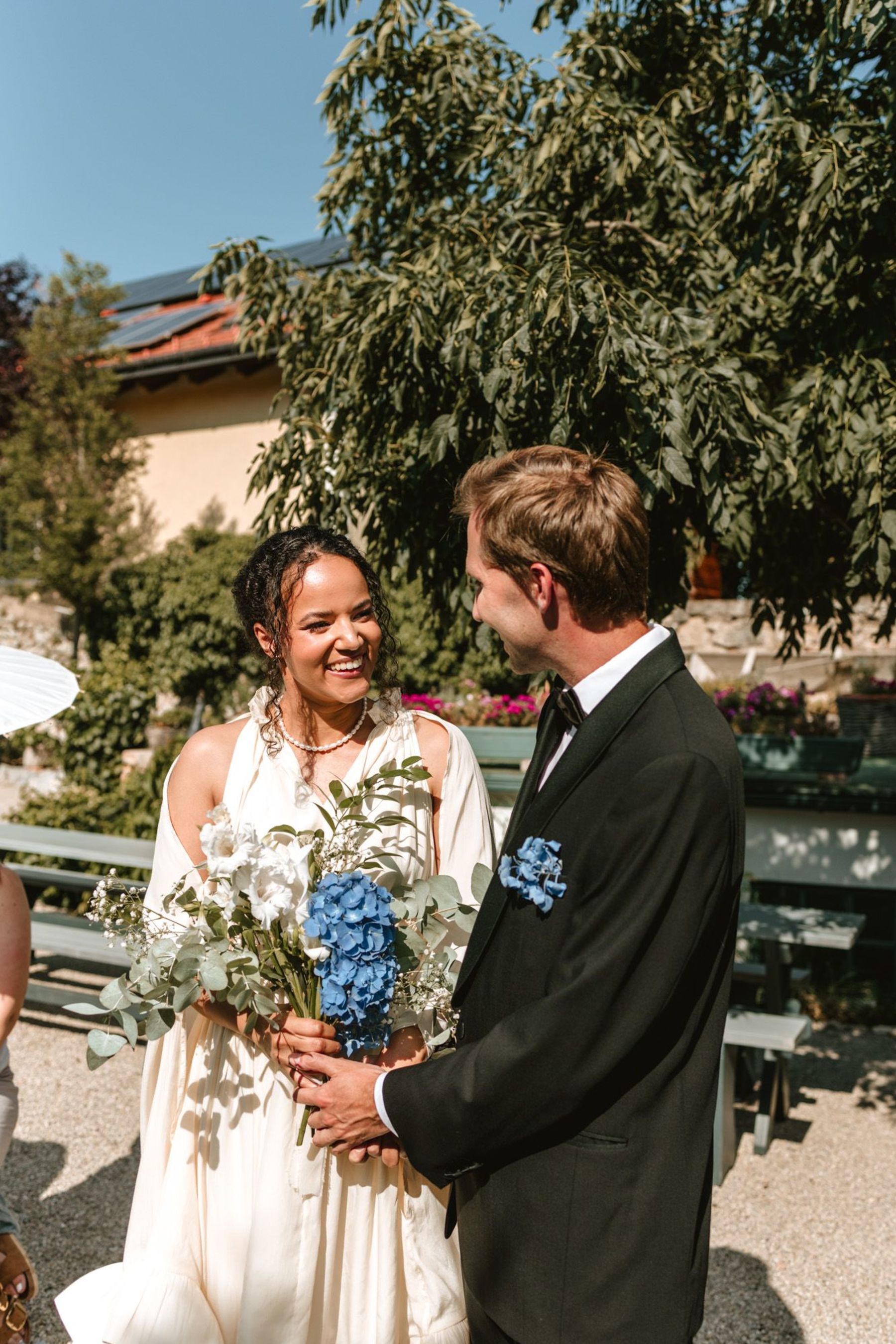 First Look bei der Trauung
