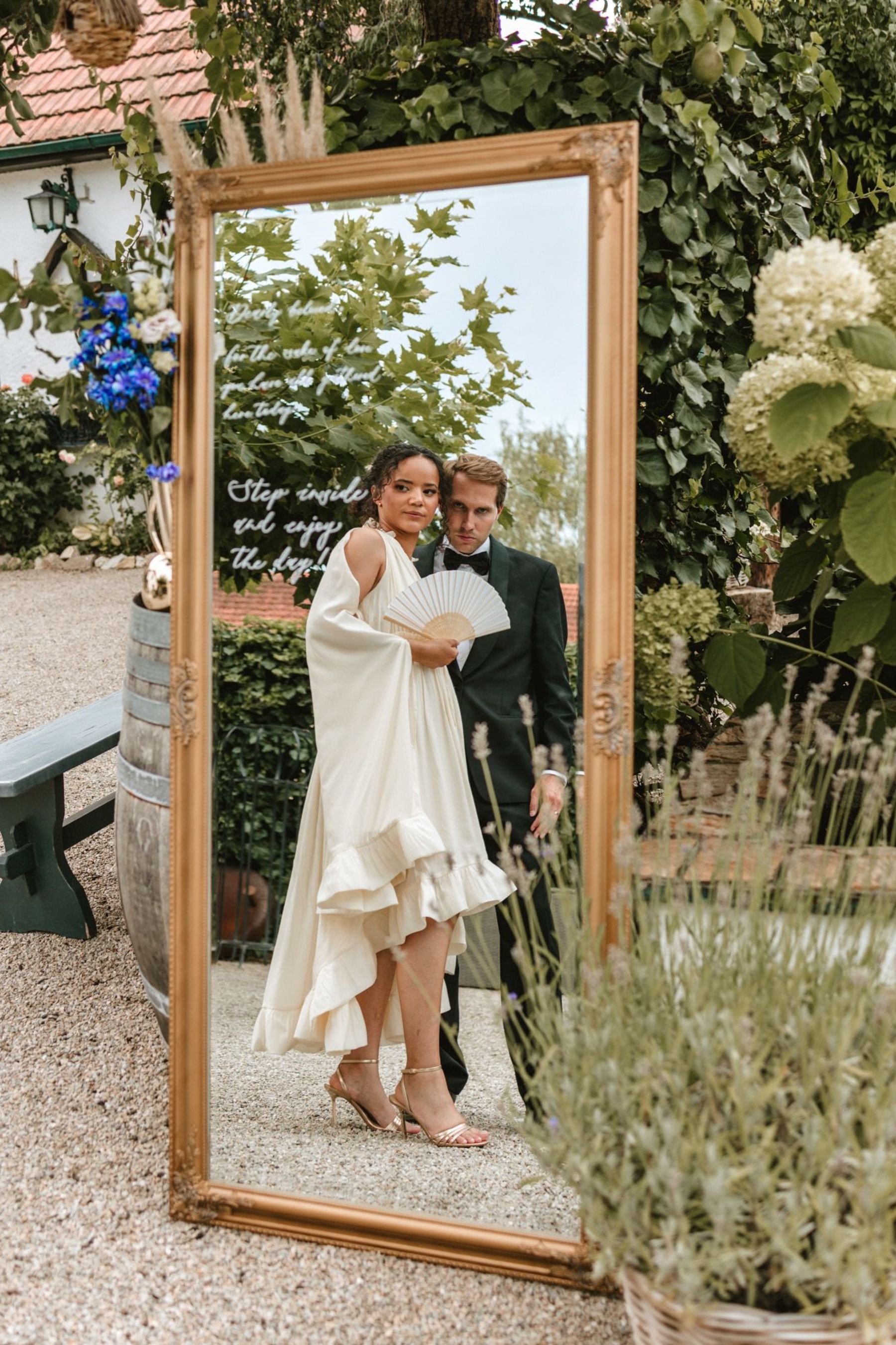 Spiegel für die Hochzeit