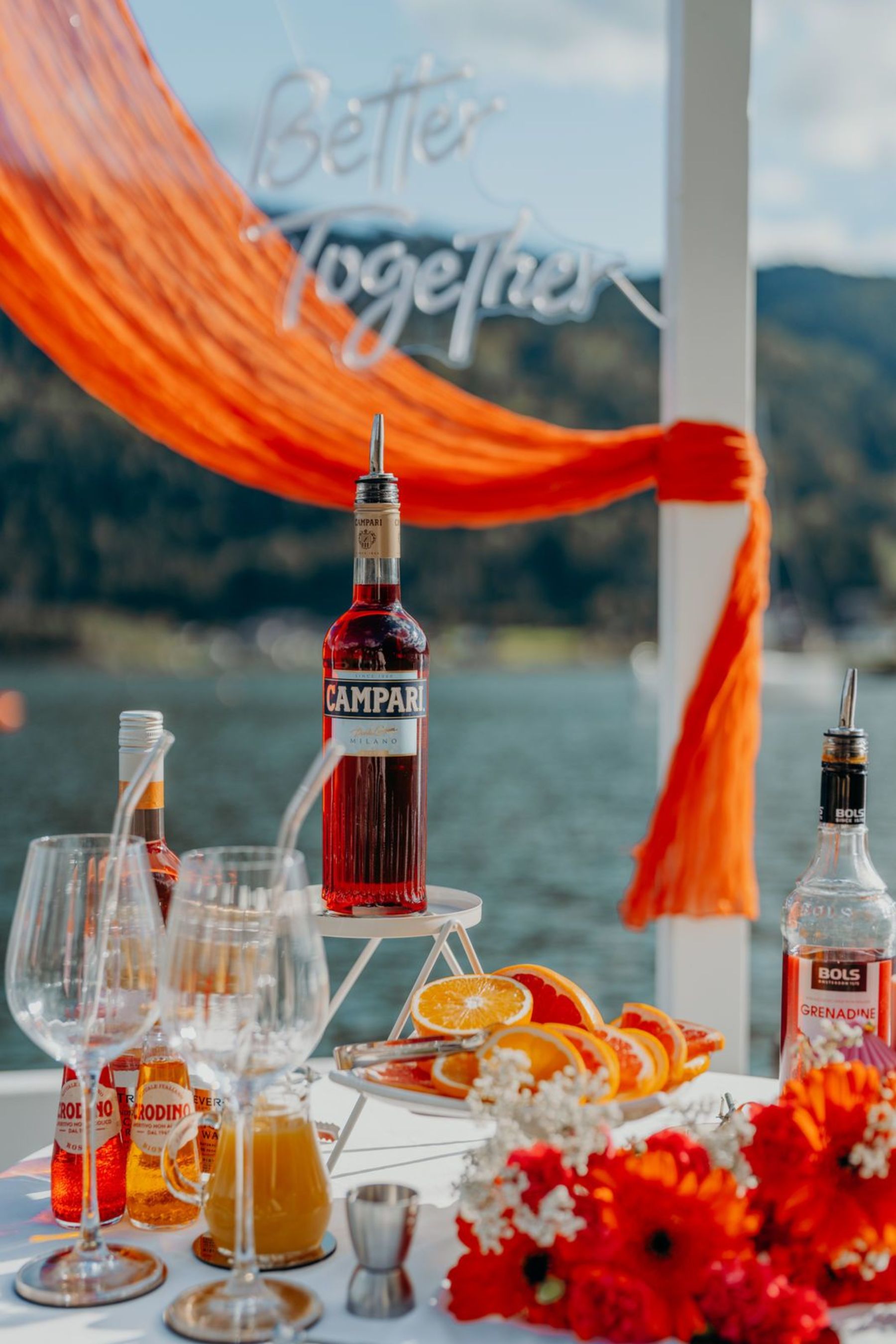 Trauungsritual Drinks mixen