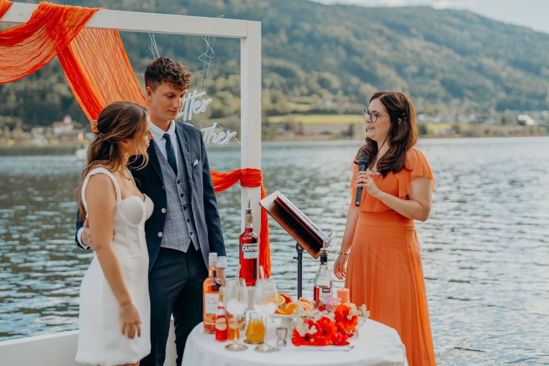 Trauungsritual Drinks mixen