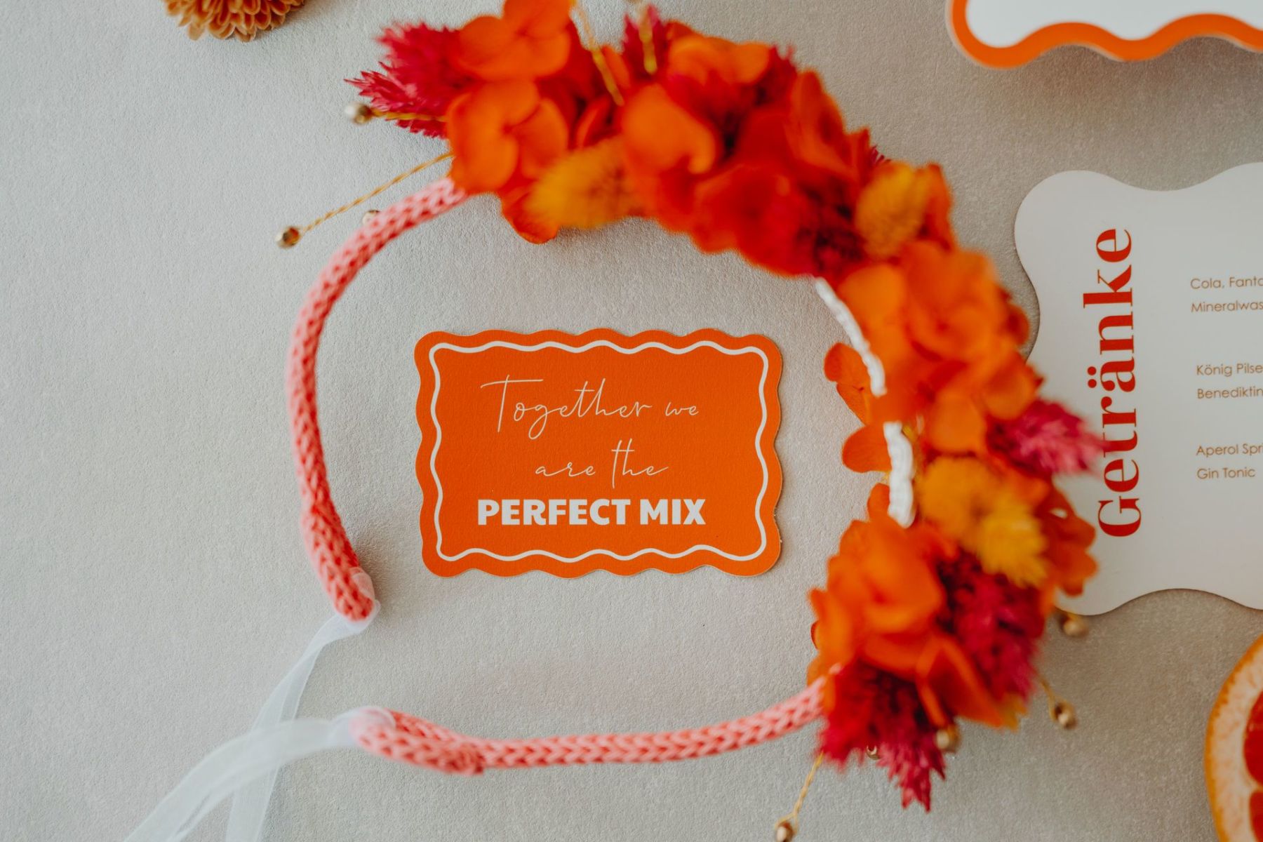 Aperol Spritz Hochzeit Papeterie