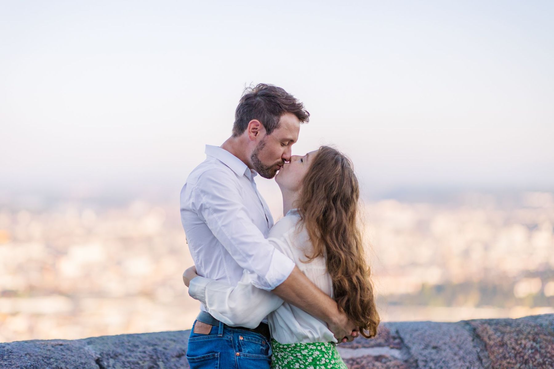 Kennenlernshooting mit Ulla und Sebastian in der Nähe des Pöstlingberg Schlössl´s in Linz Urfahr