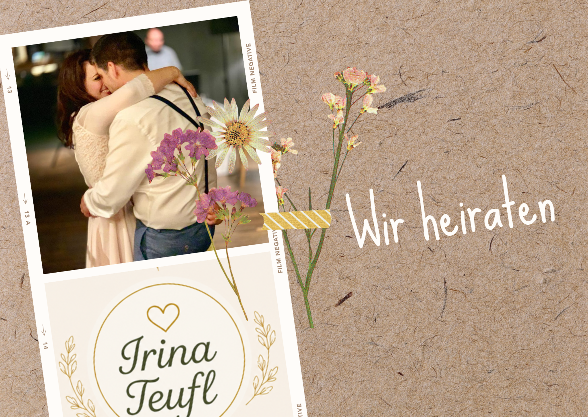 Eure Liebesgeschichte bereits in der Einladung