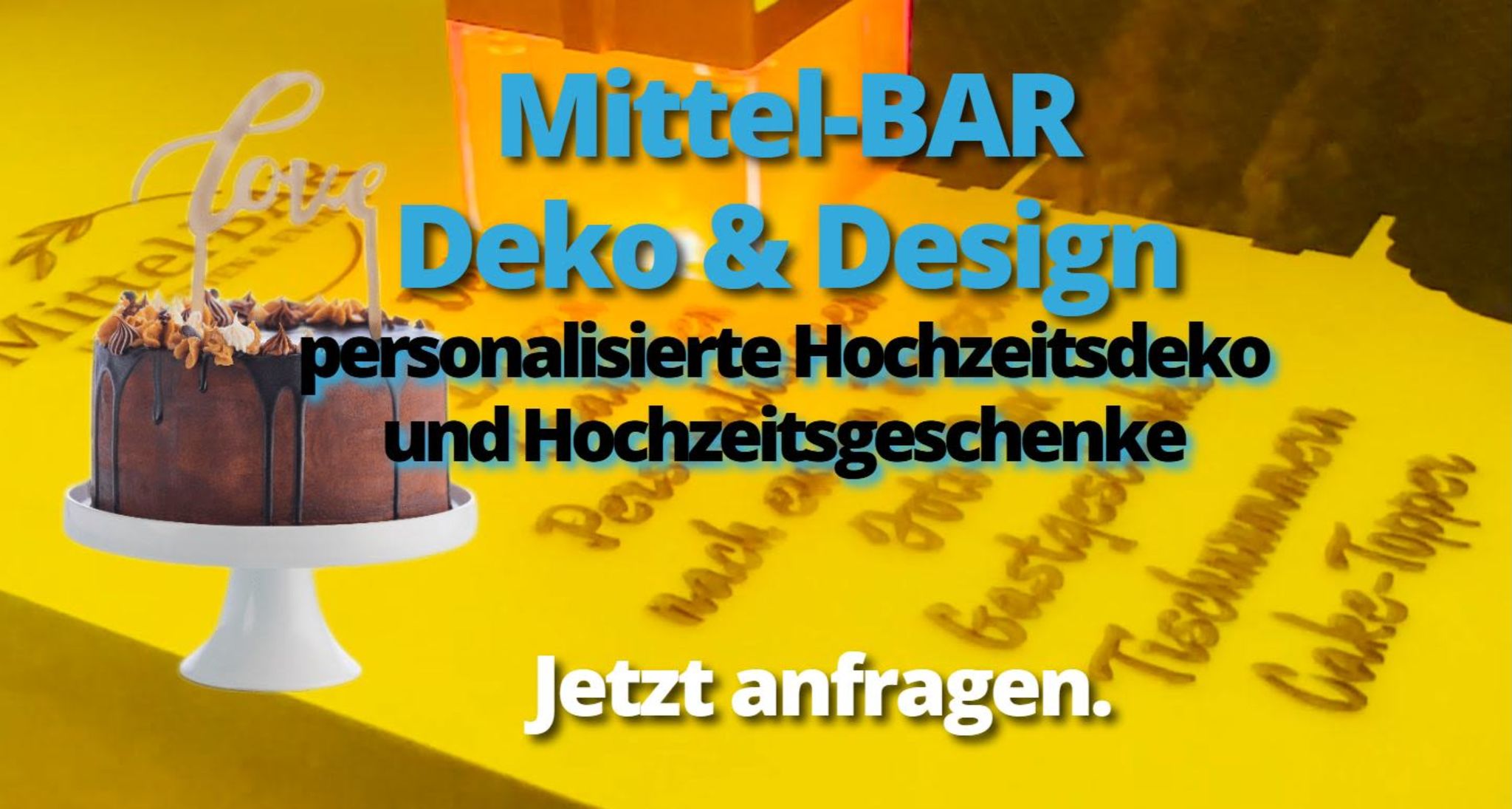 personalisierte Hochzeitsdeko & Geschenke aus dem Erzgebirge