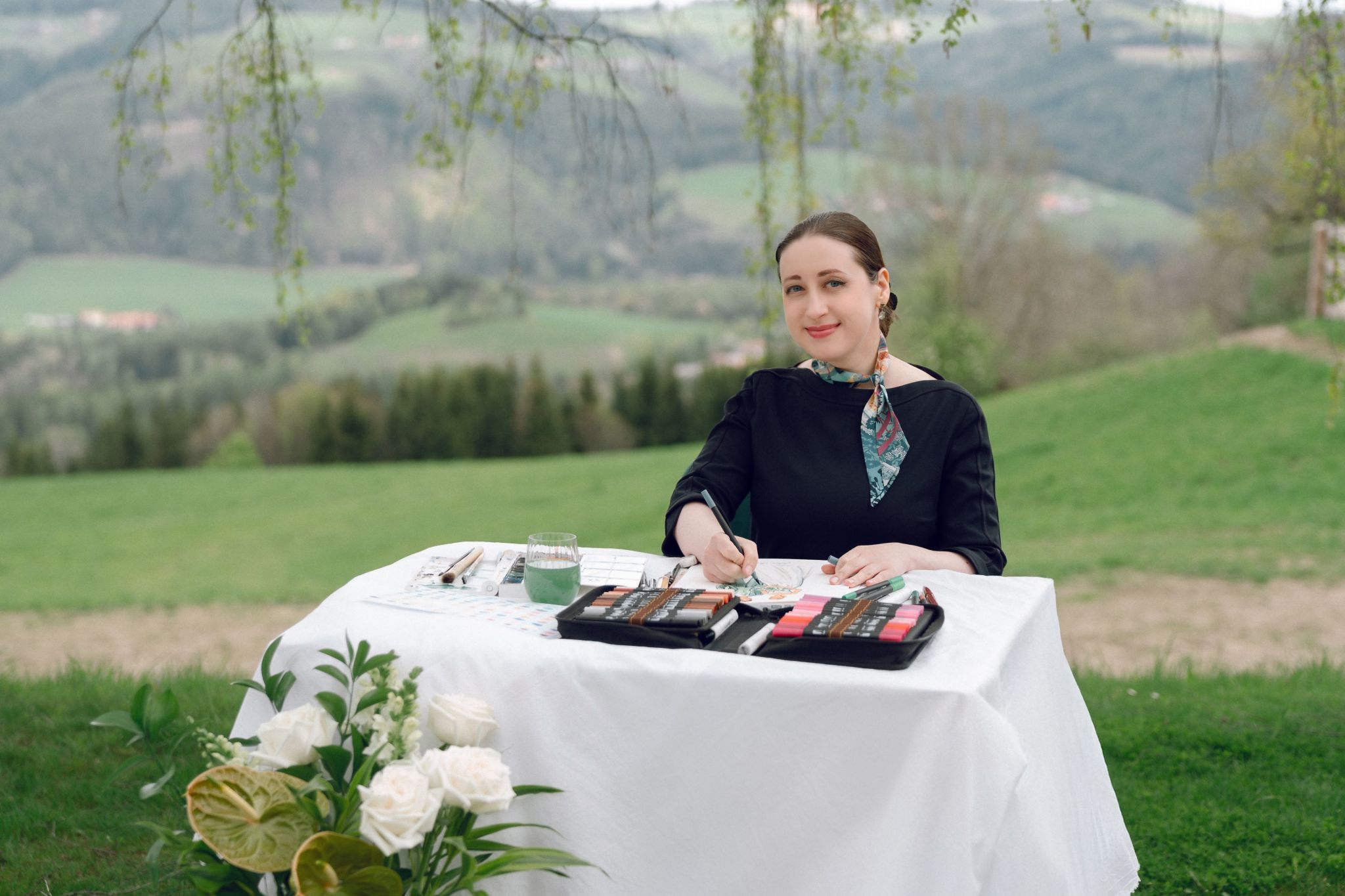 Elegante Live-Illustrationen für unvergessliche Events