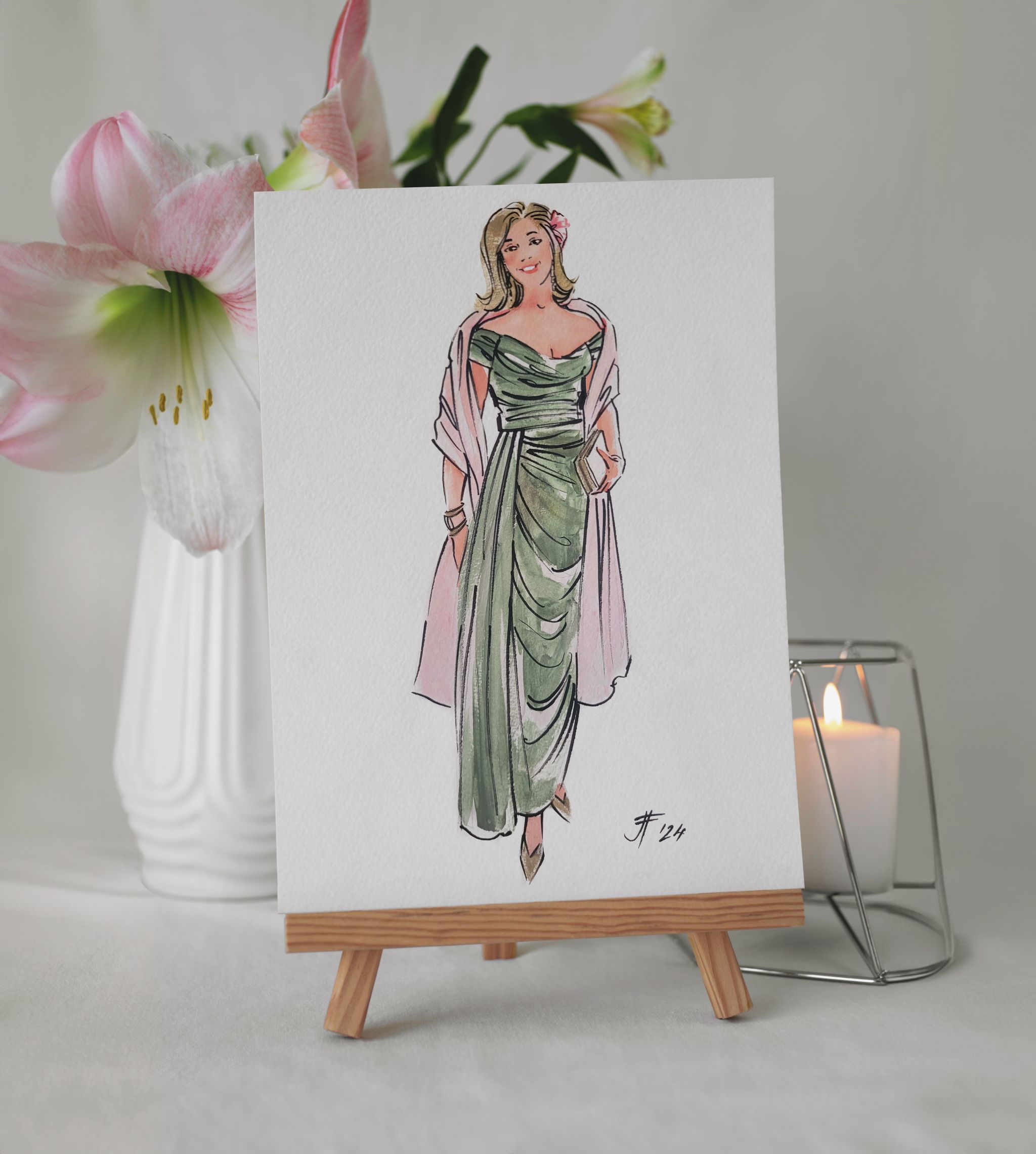 Elegante Live-Illustrationen für unvergessliche Events