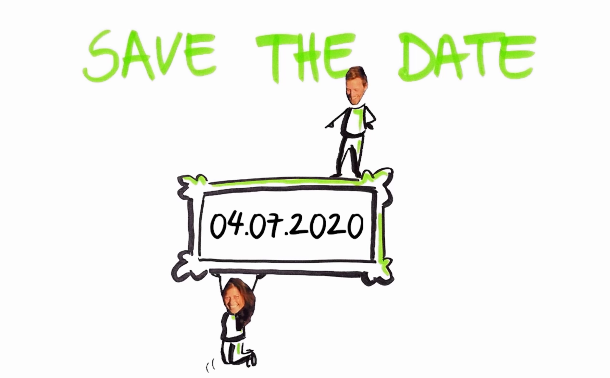 Save-the-date Video - kreative Hochzeitseinladung