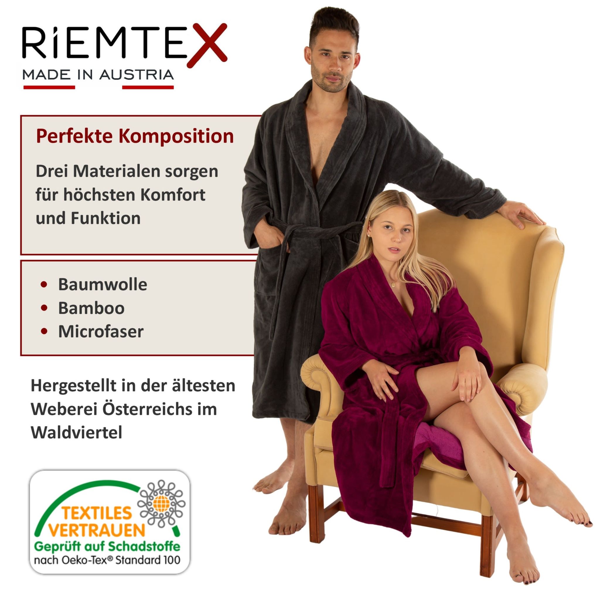 Bademantel mit Personalisierung  