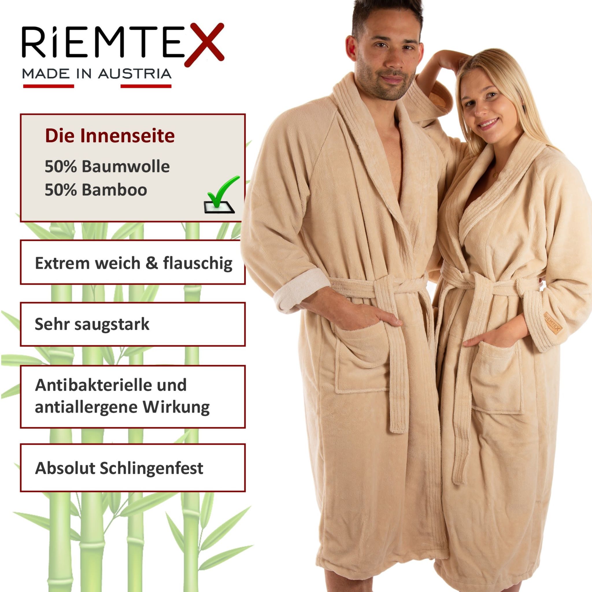 Bademantel mit Personalisierung  