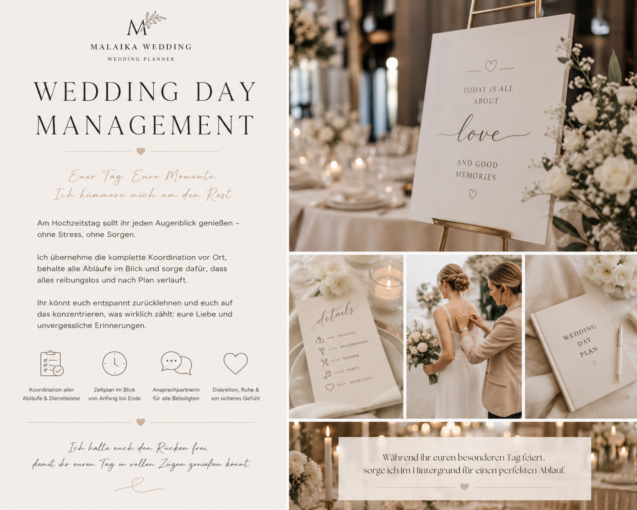     Wedding Day Management 