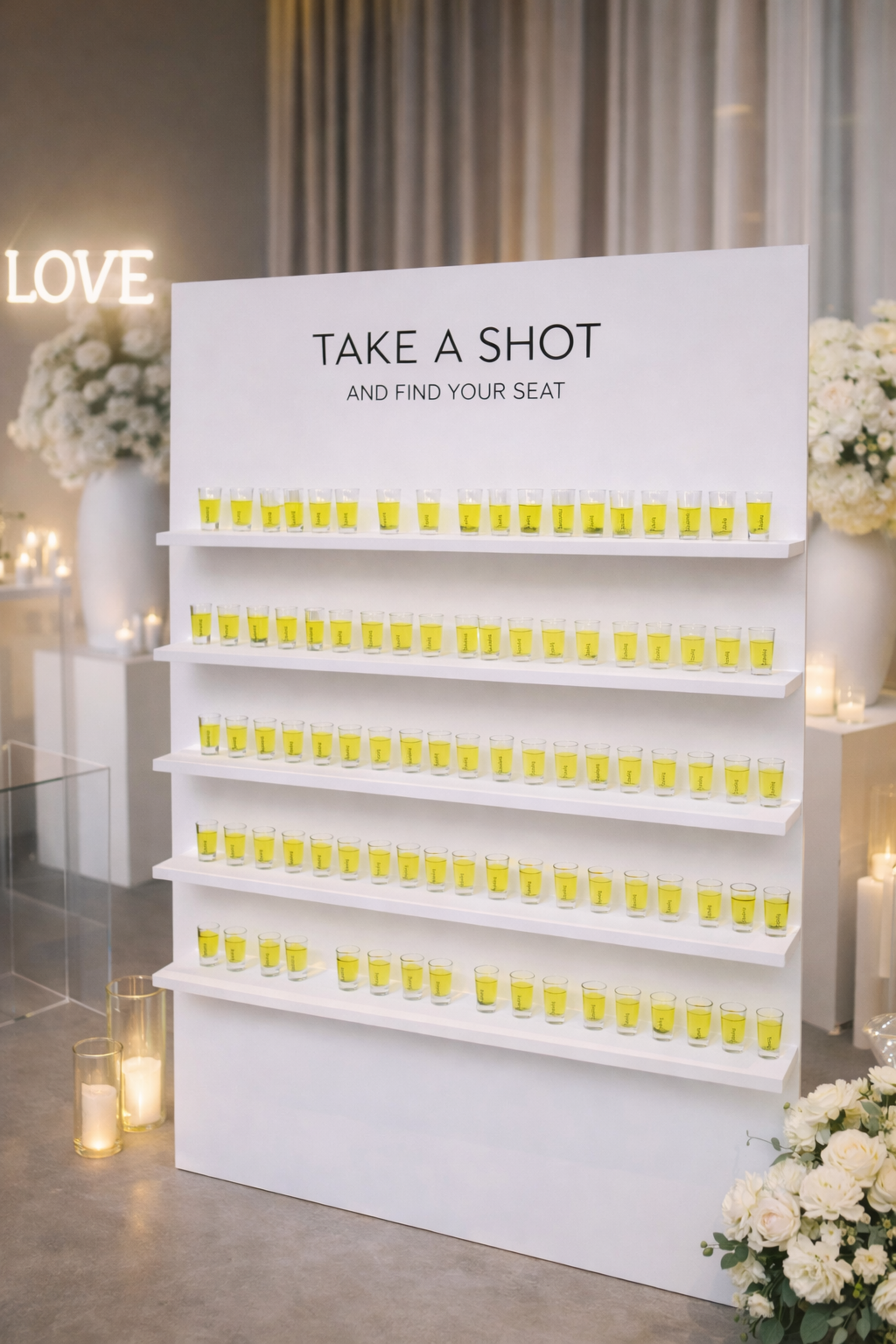 Take a Shot and find your Seat 