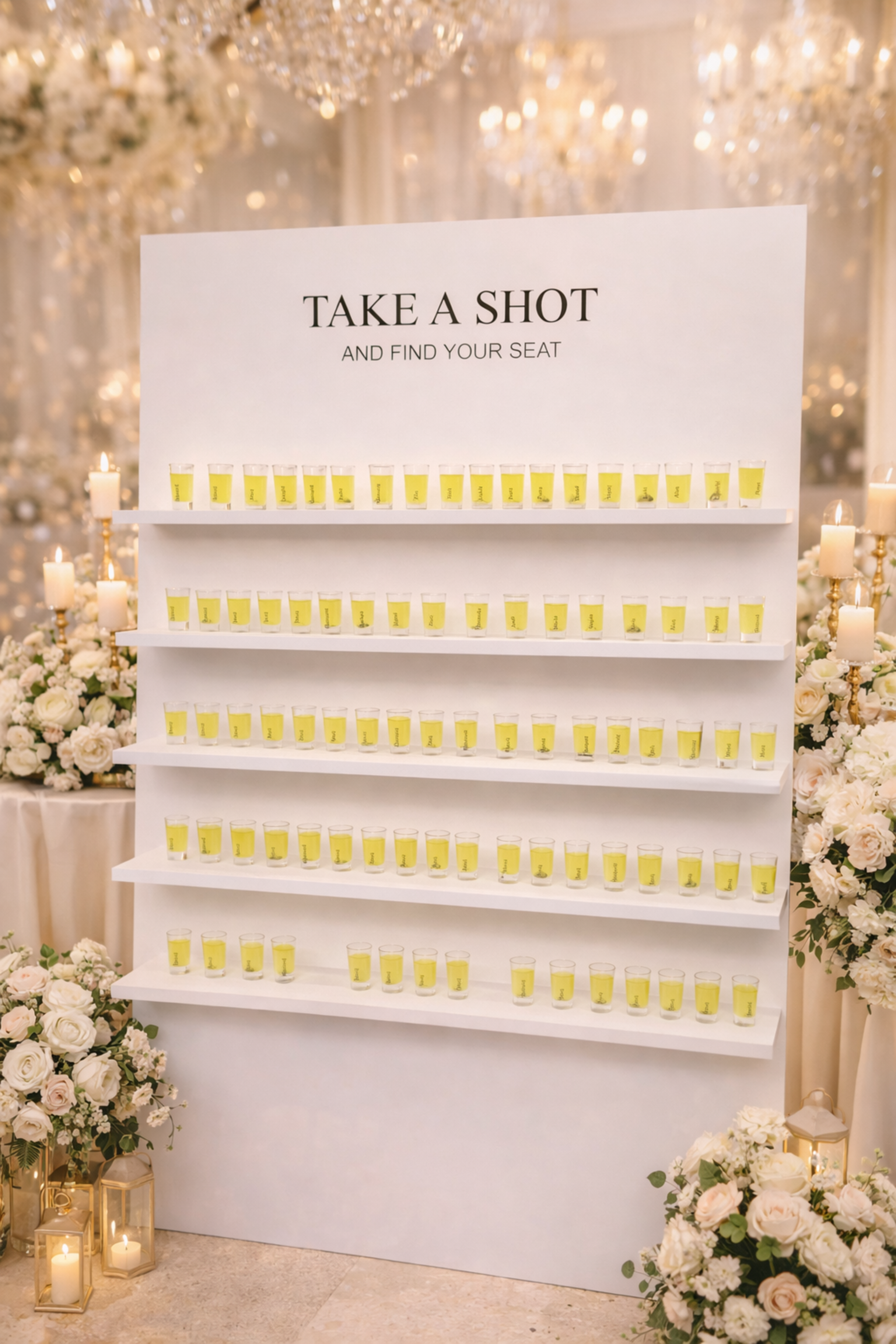 Take a Shot and find your Seat 