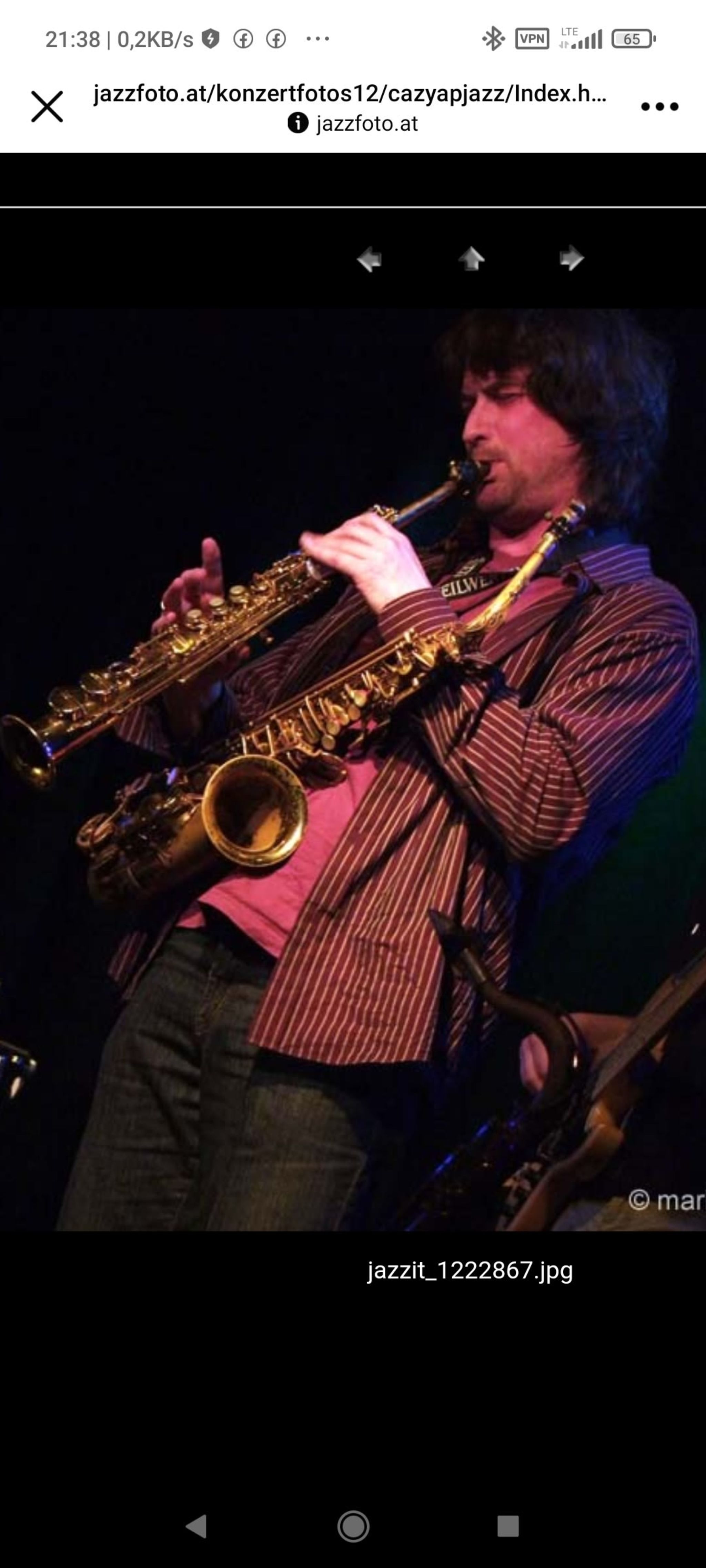 Saxophon mit Hochzeitston