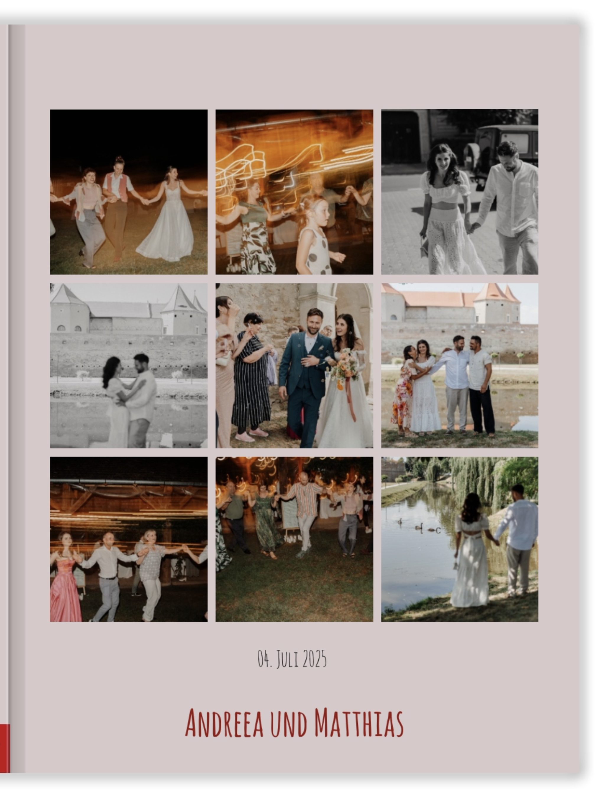 Fotobuch – eure Hochzeit in Bildern