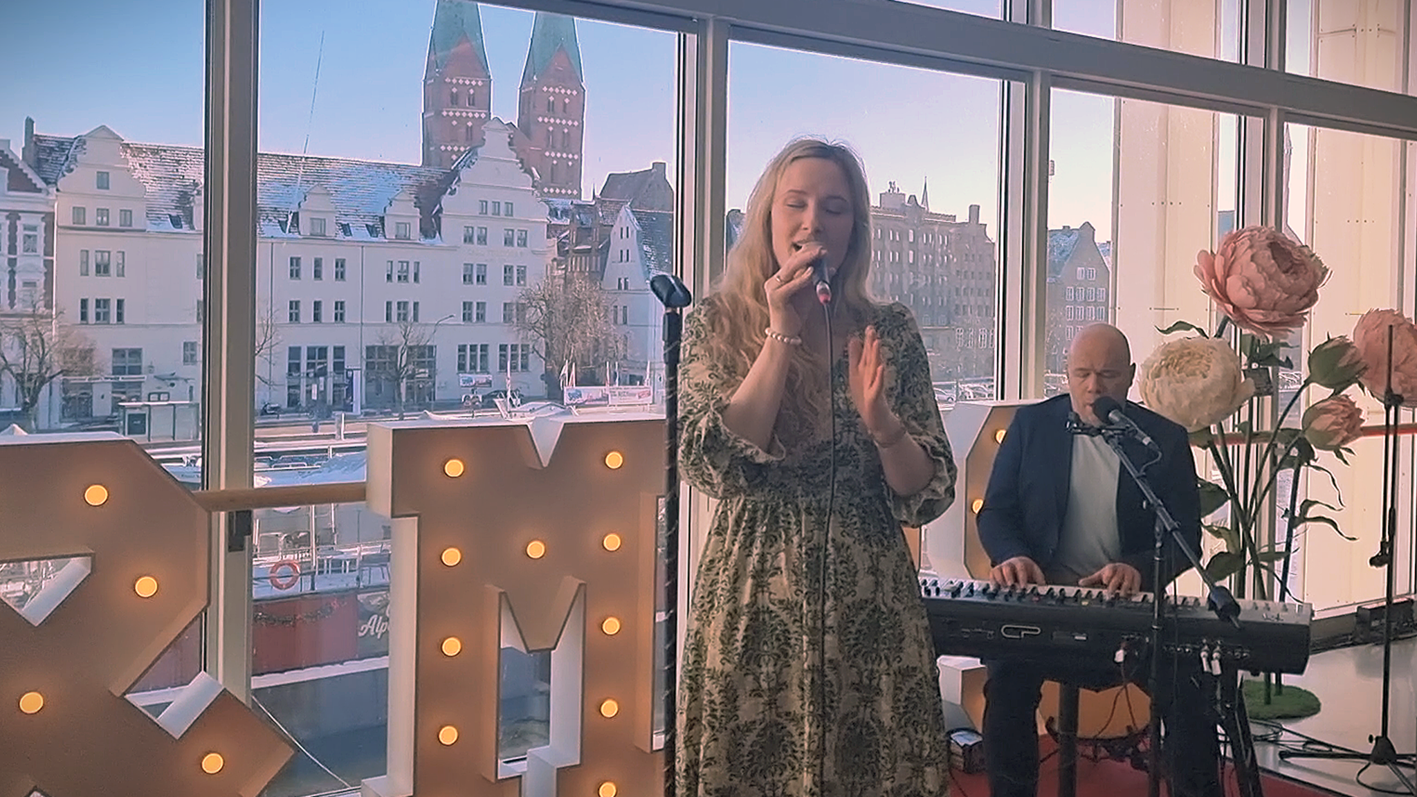 Berührender Gesang zur Trauung