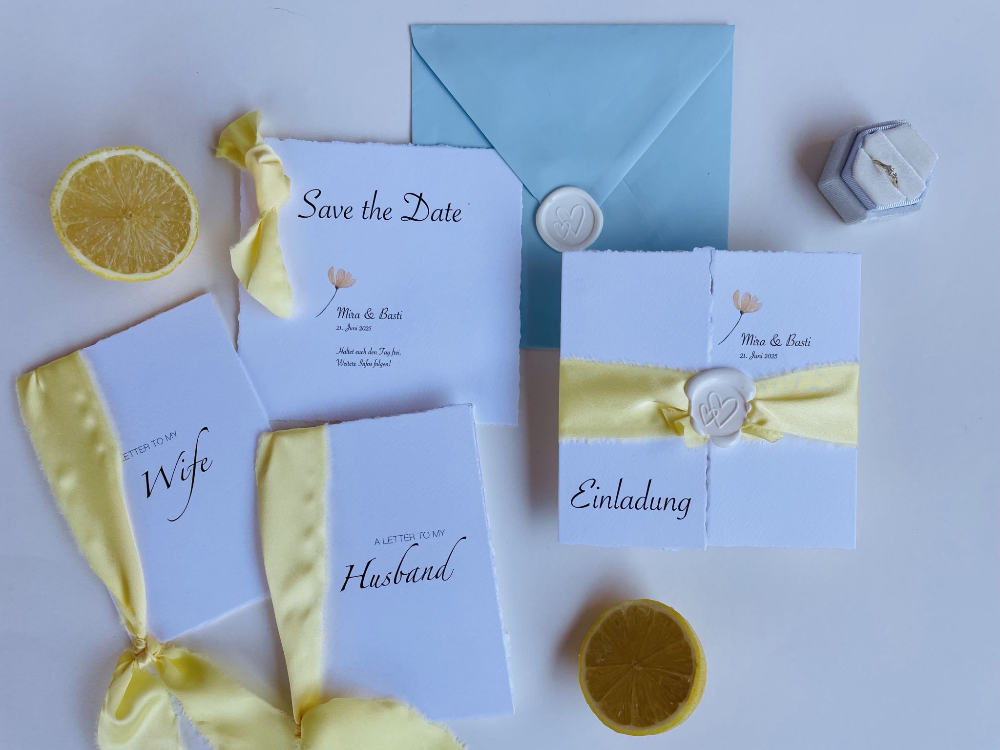 Hochzeitspapeterie Blütenzauber