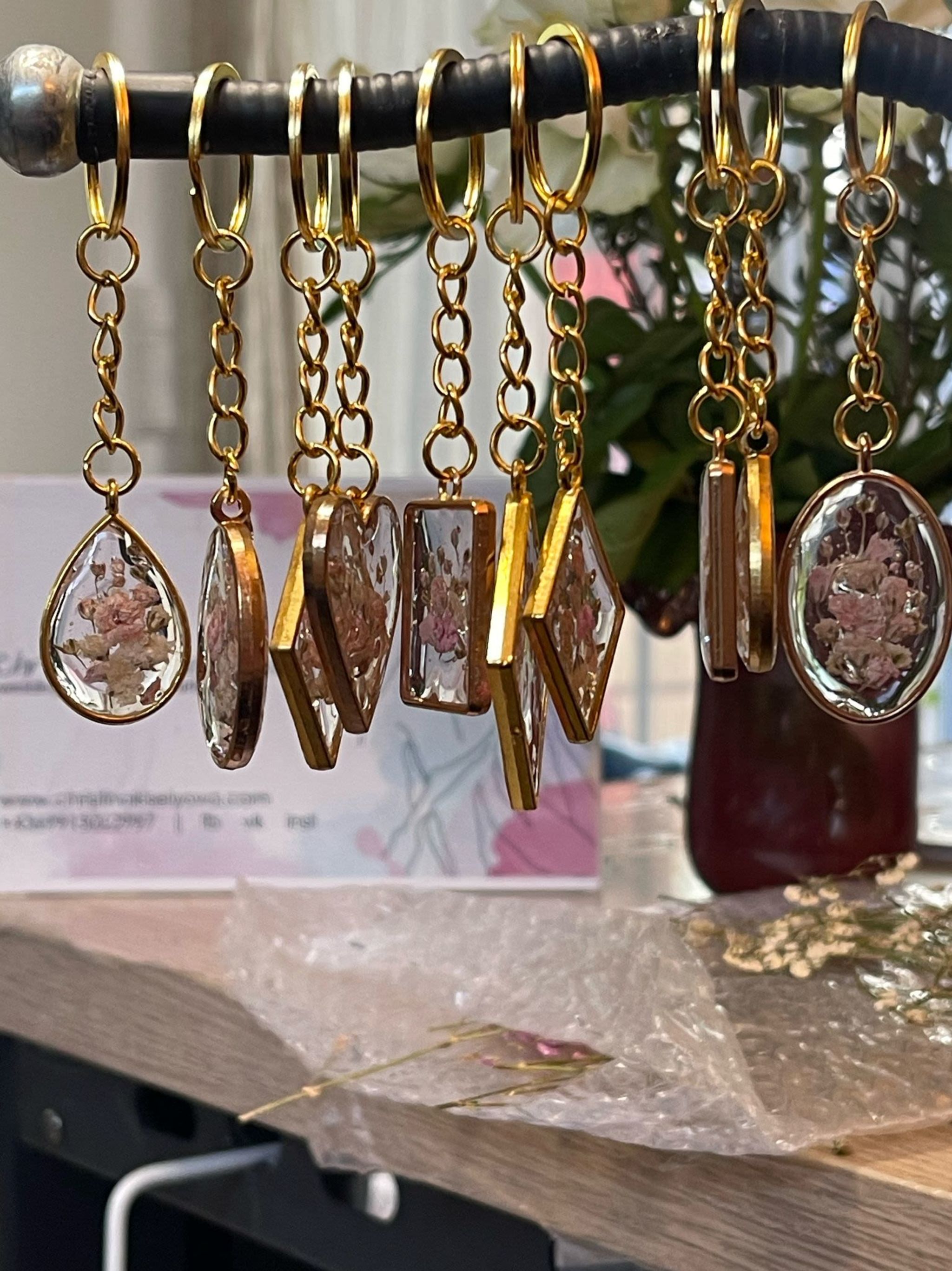 🔑 Epoxidharz-Schlüsselanhänger – Hochzeitsgeschenk für Gäste