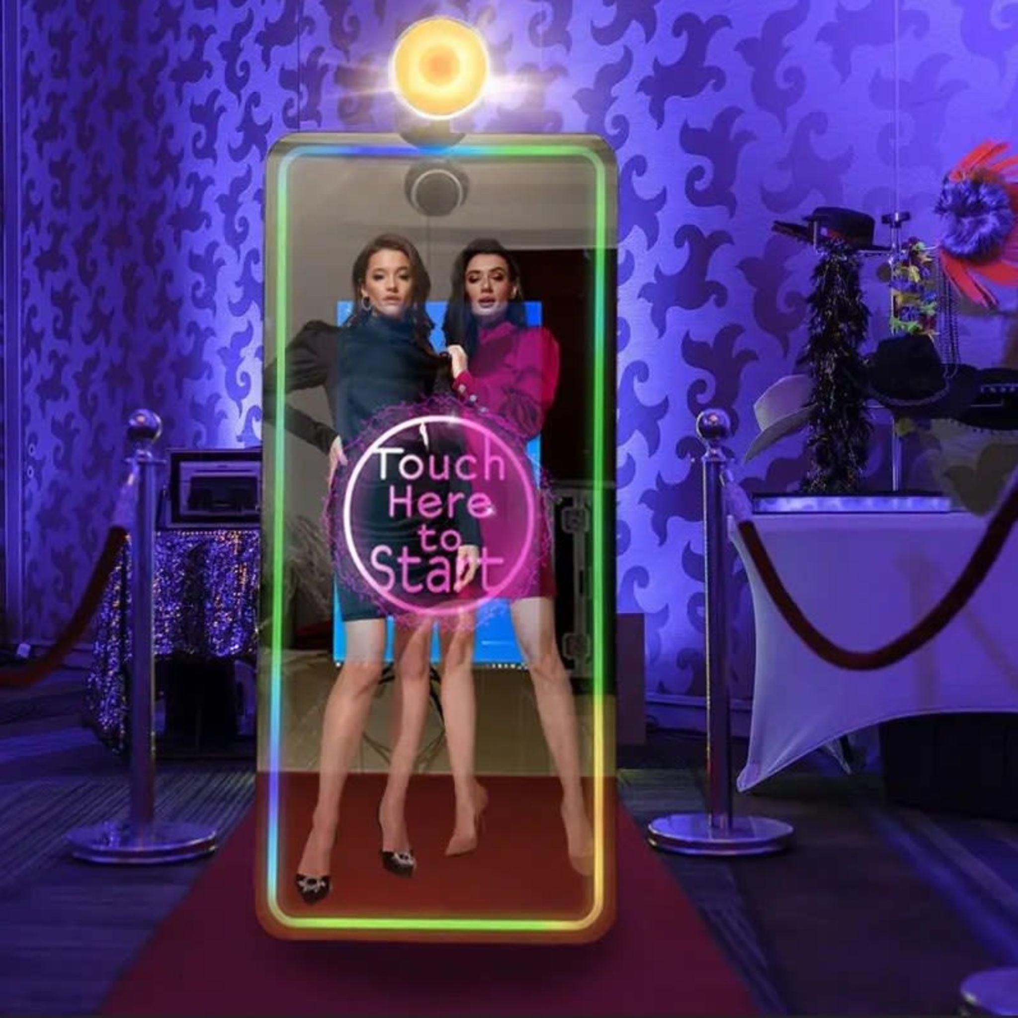 Magic Mirror (Spiegelfoto mit sofortigen Fotodruck)