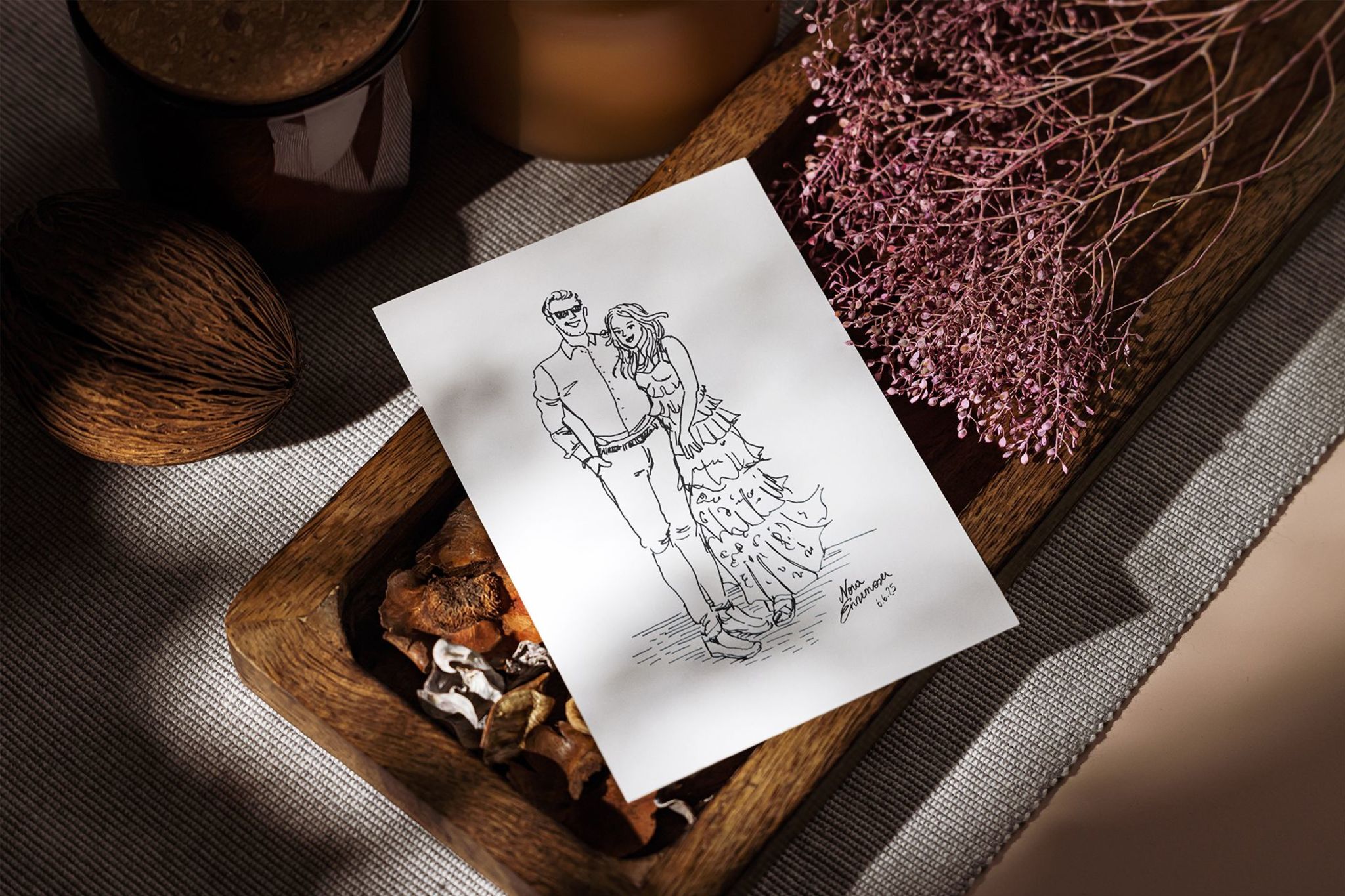 Live-Sketching (unter 40 Gästen)