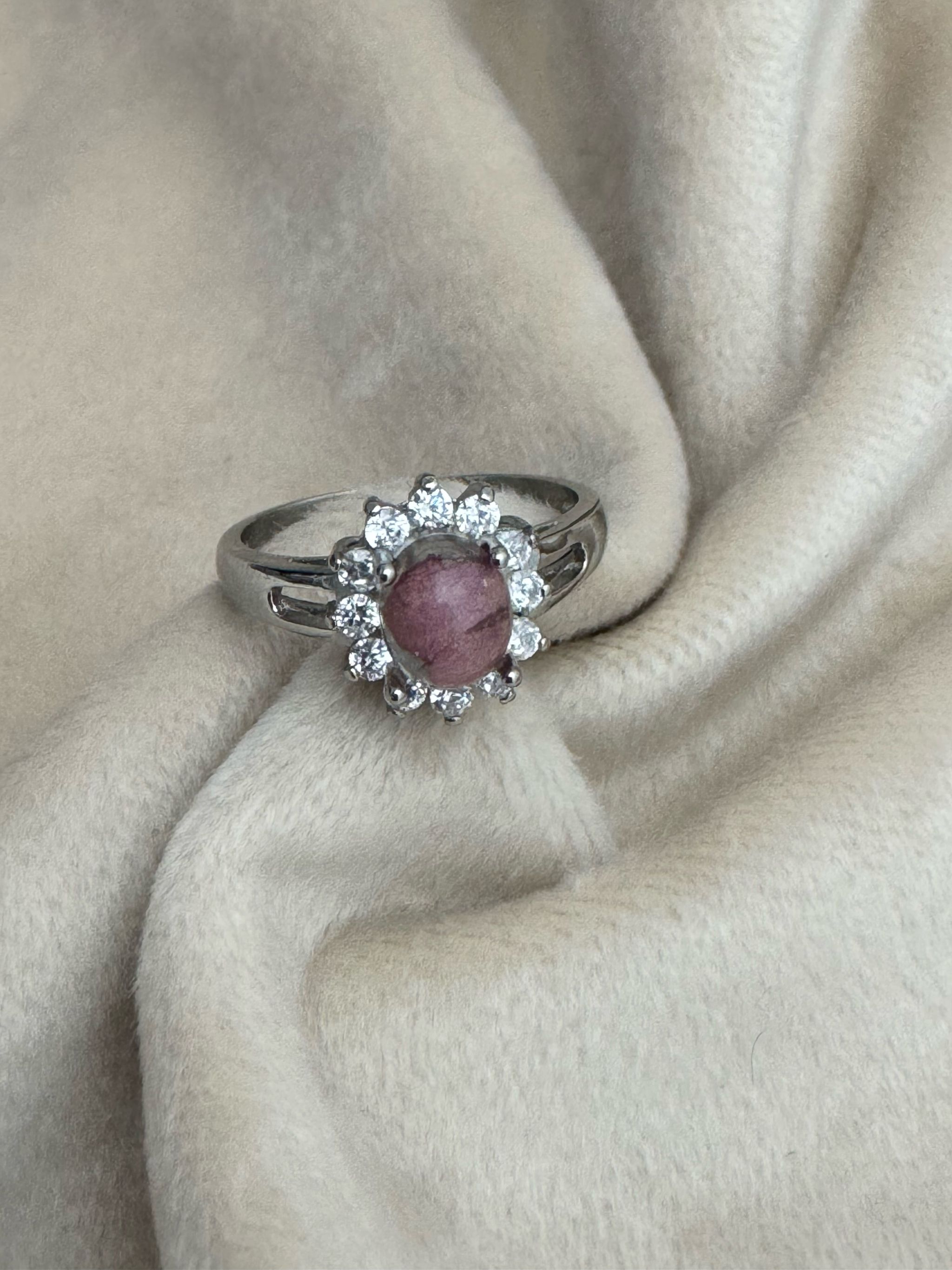 Brautstrauß im Ring – mit Erinnerungsstein & Zirkonia