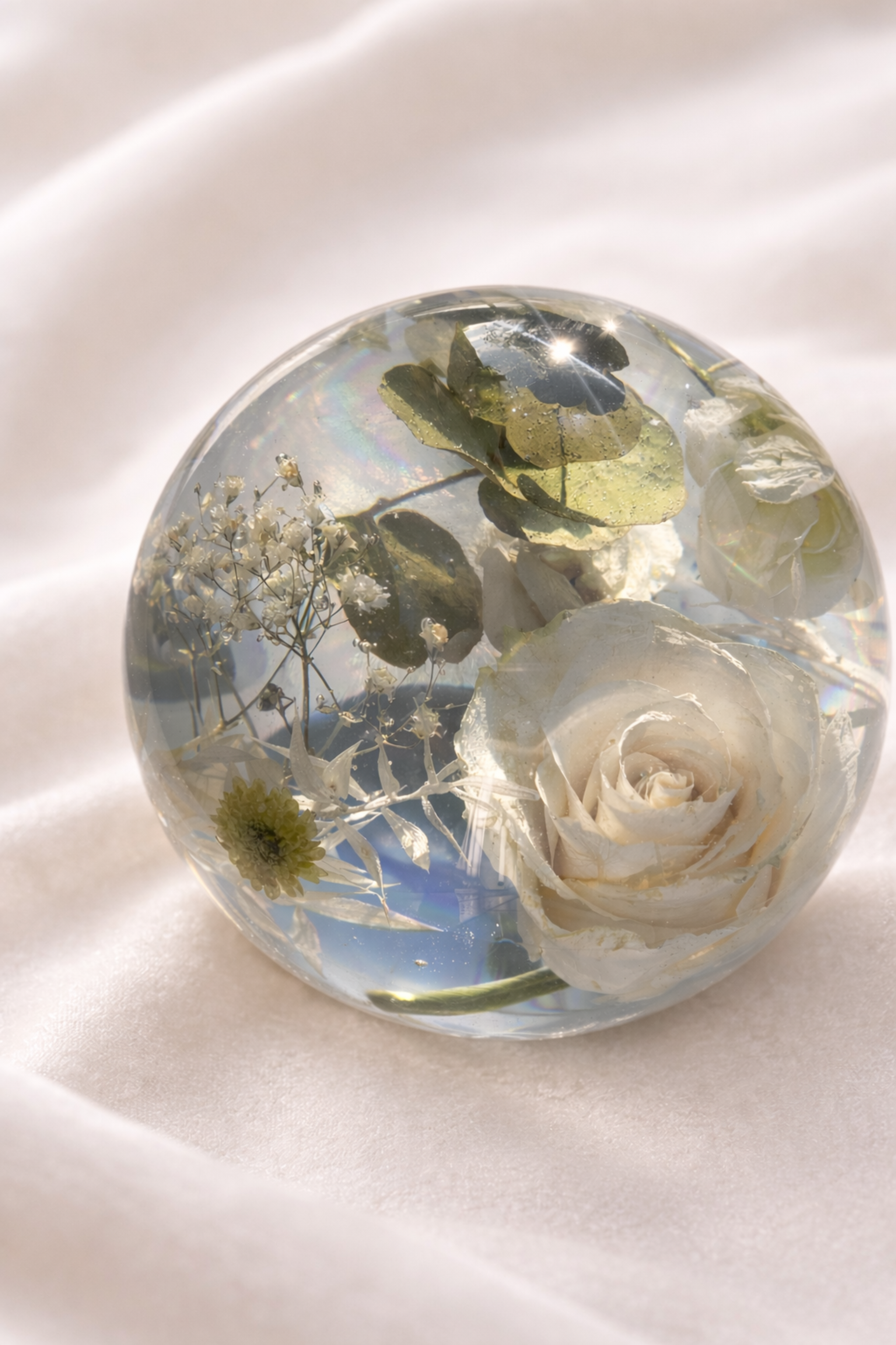 Brautstrauß verewigen in der Brautstraußkugel XL