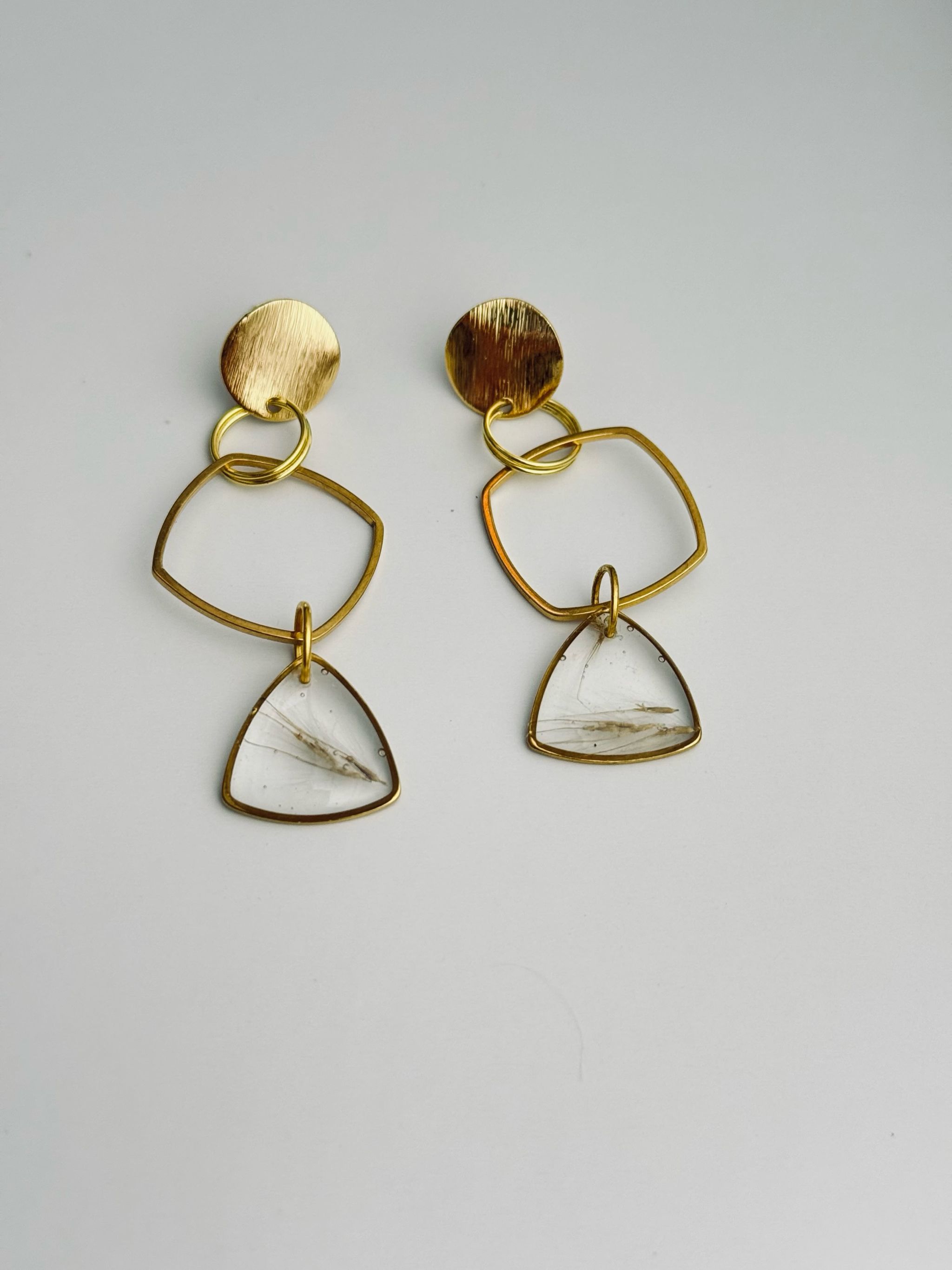 Brautstrauß Schmuck - zarte Ohrringe mit Geschichte