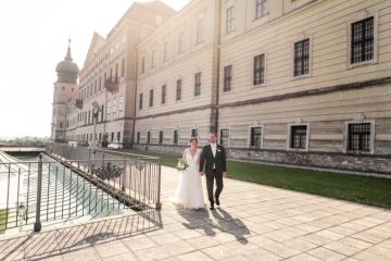 Hochzeitsreportage in Niederösterreich: Benediktinerstift Göttweig