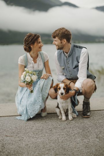 Romantische Hochzeit in der Gramai