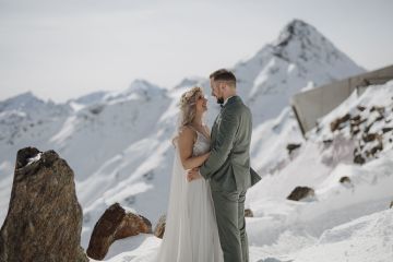 After-Wedding-Shooting auf über 3.000m