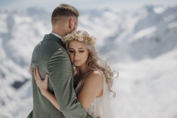 After-Wedding-Shooting auf über 3.000m