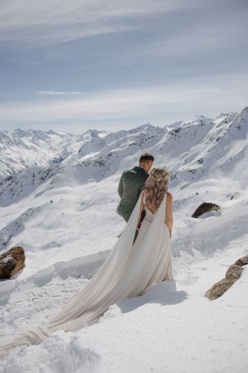 After-Wedding-Shooting auf über 3.000m