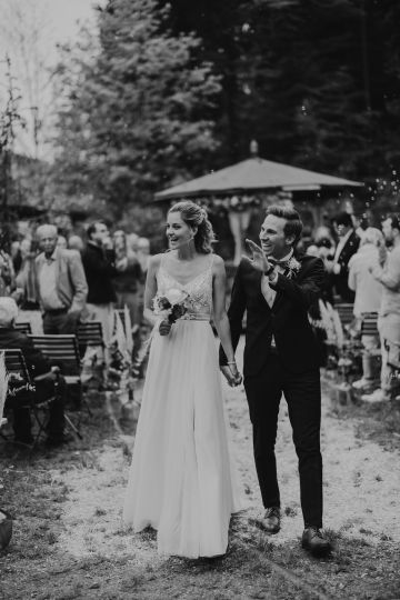 Romantische Boho-Hochzeit in der Schweiz