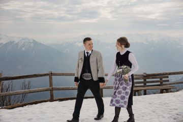 Traditionelle Hochzeit im kleinen Rahmen