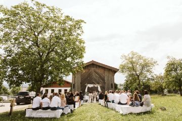 Hochzeit beim Heurigen am Hochfeld, Bad Schallerbach
