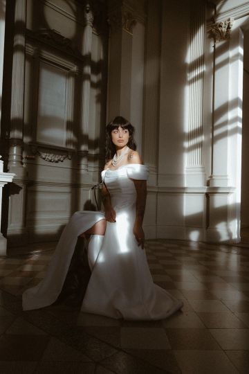 Old Hollywood Glam: Styled Bridal Shooting im Tiroler Landesmuseum