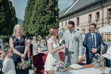 Hochzeit auf Schloß Wasserleonburg in Nötsch