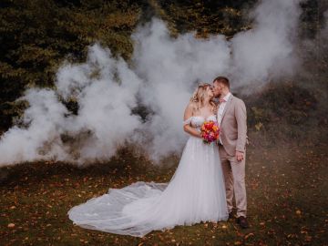 Wunderschöne Herbst-Hochzeit in der Villa Kunterbunt bei Wien